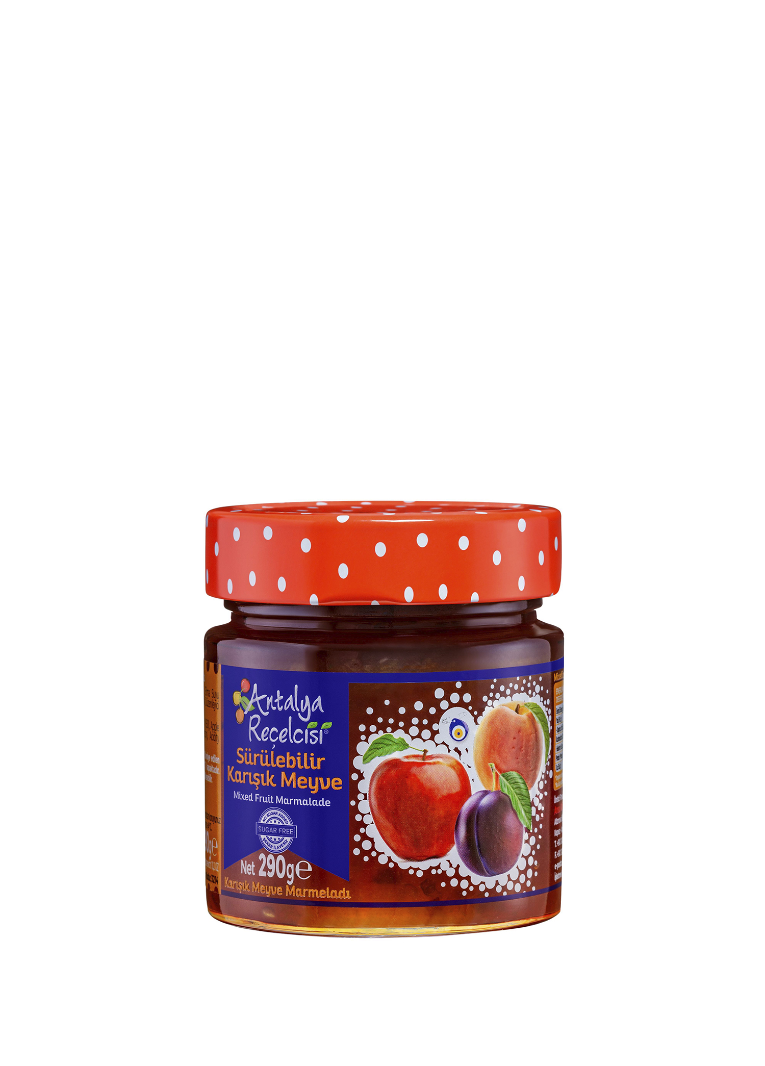 Sürülebilir Karışık Meyve Marmeladı 290 gr