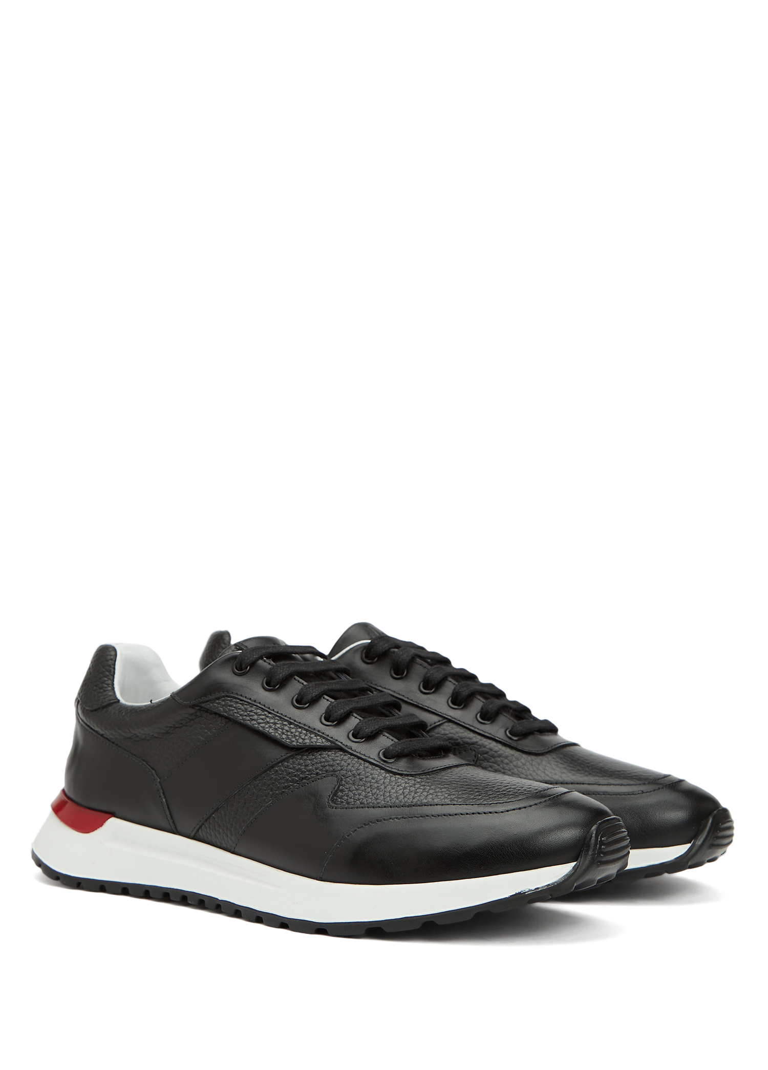 Siyah Erkek Deri Sneaker_1