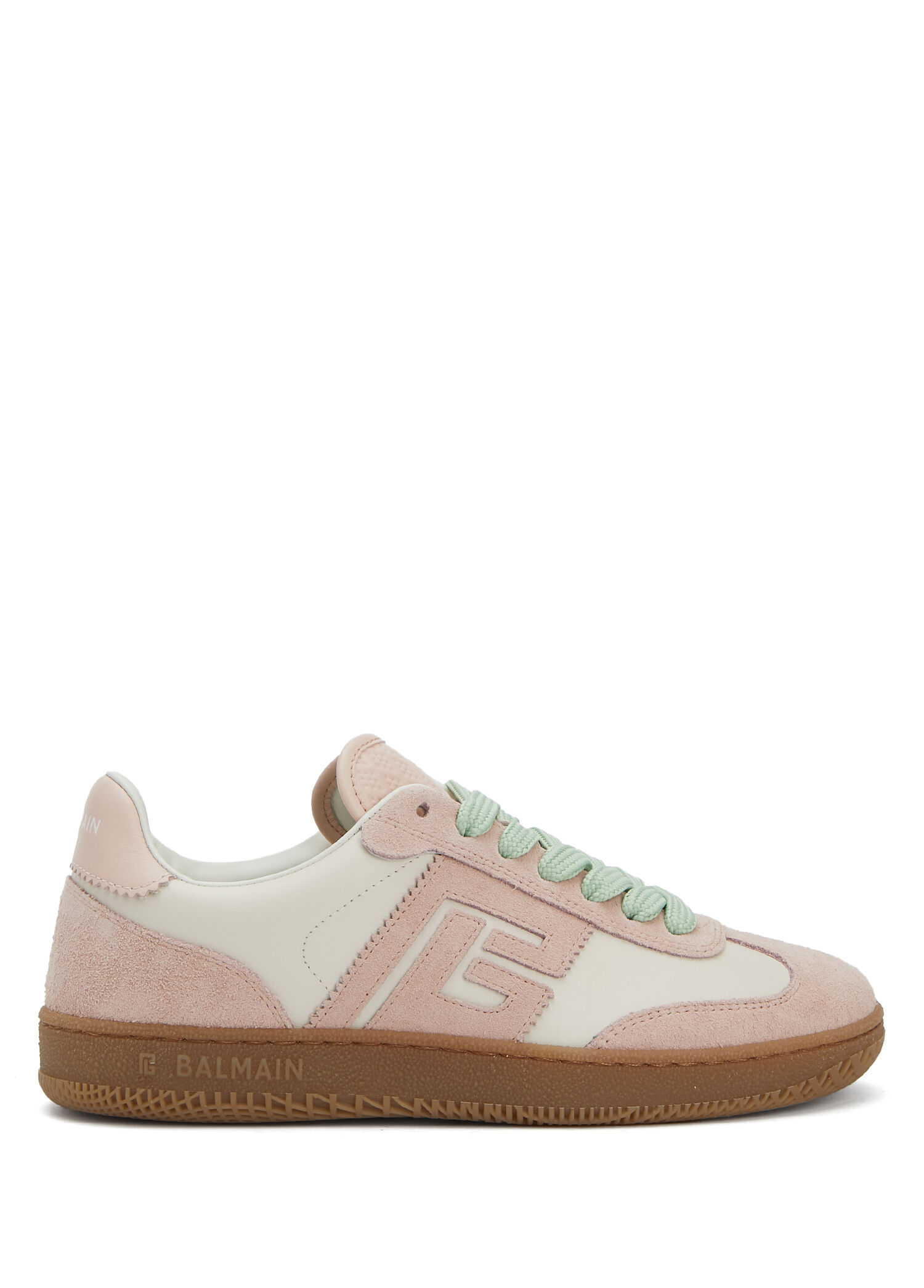Pudra Krem Kadın Deri Sneaker