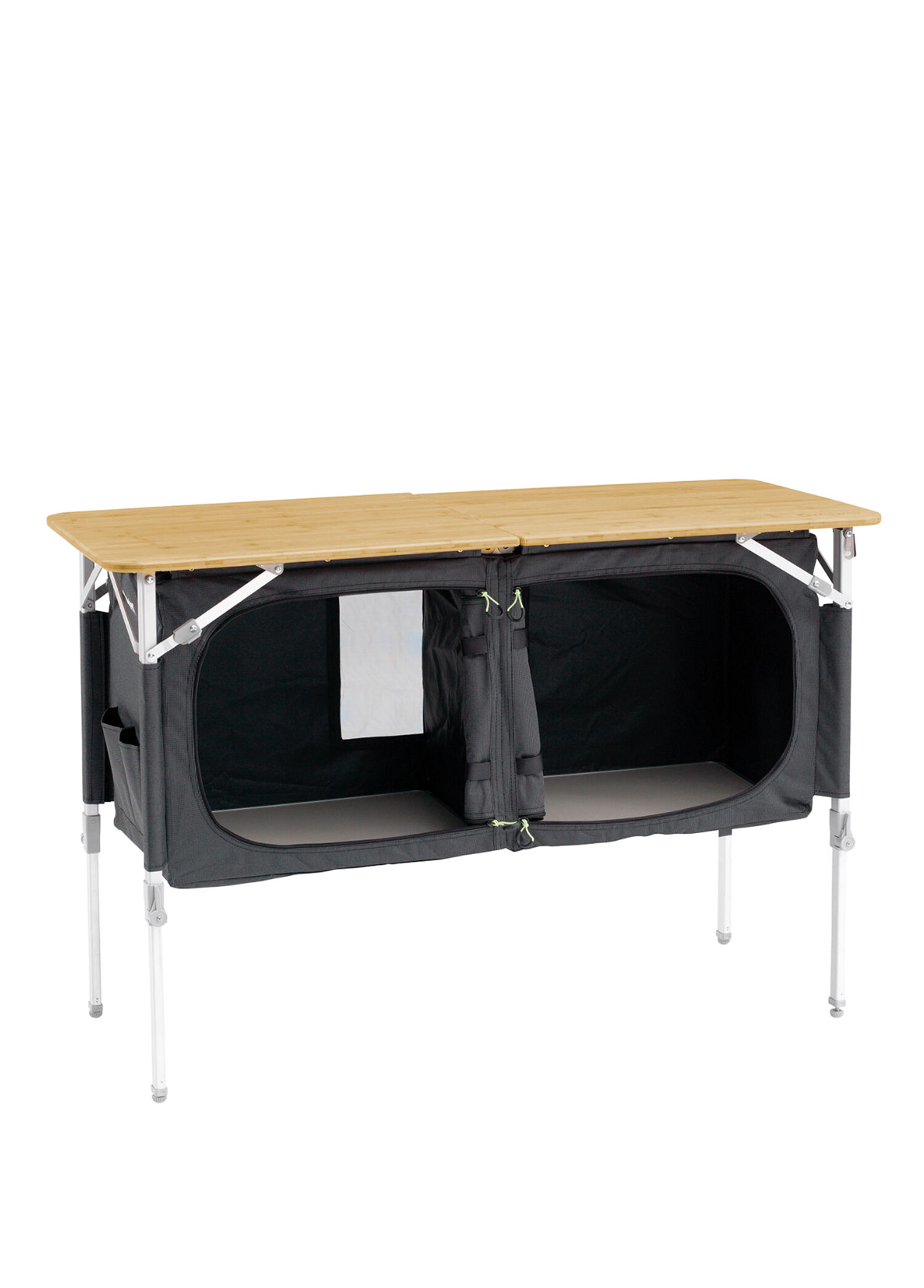 Padres Double Kitchen Table Gri Portatif Kamp Mutfağı