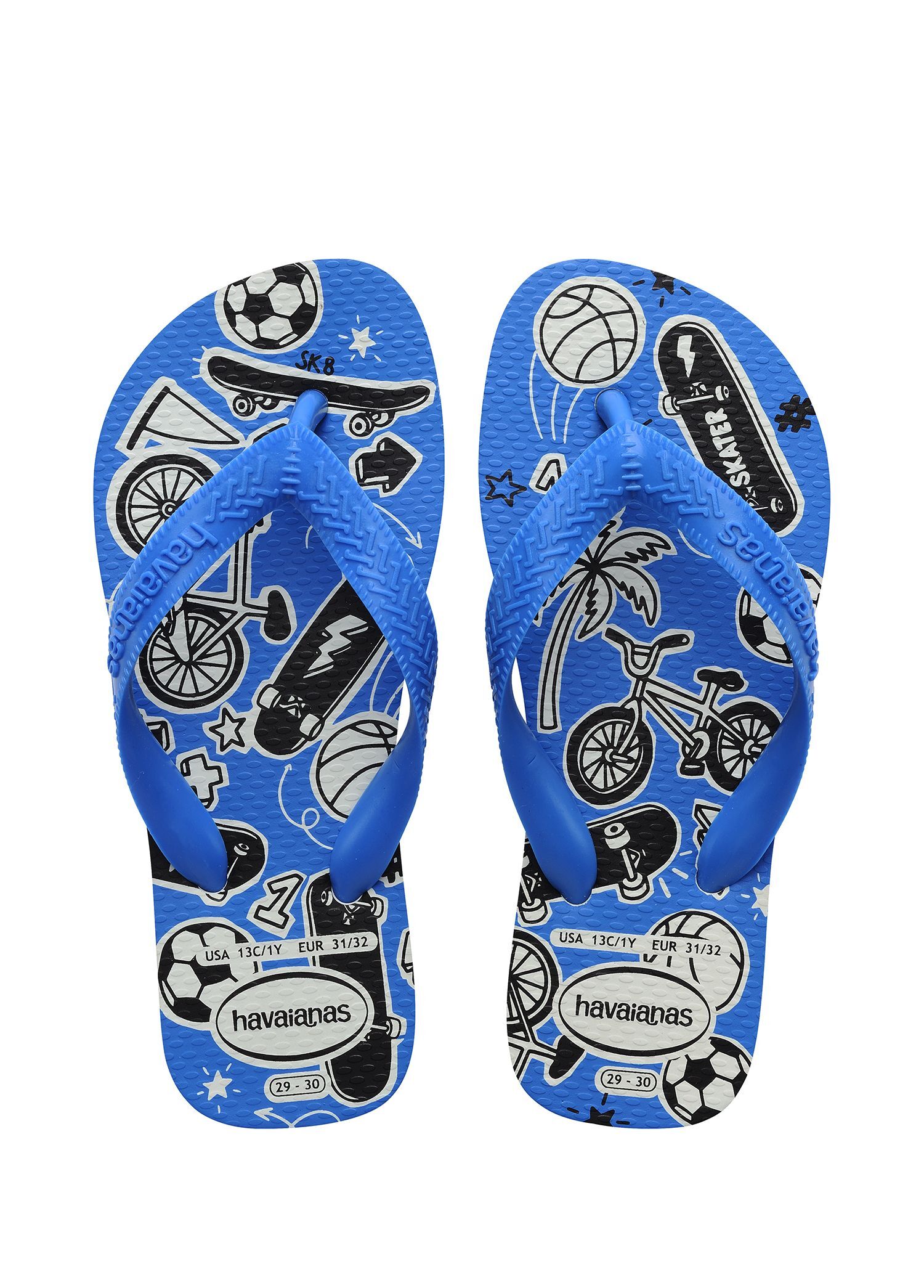Athletic Mavi Unisex Çocuk Plaj Terliği