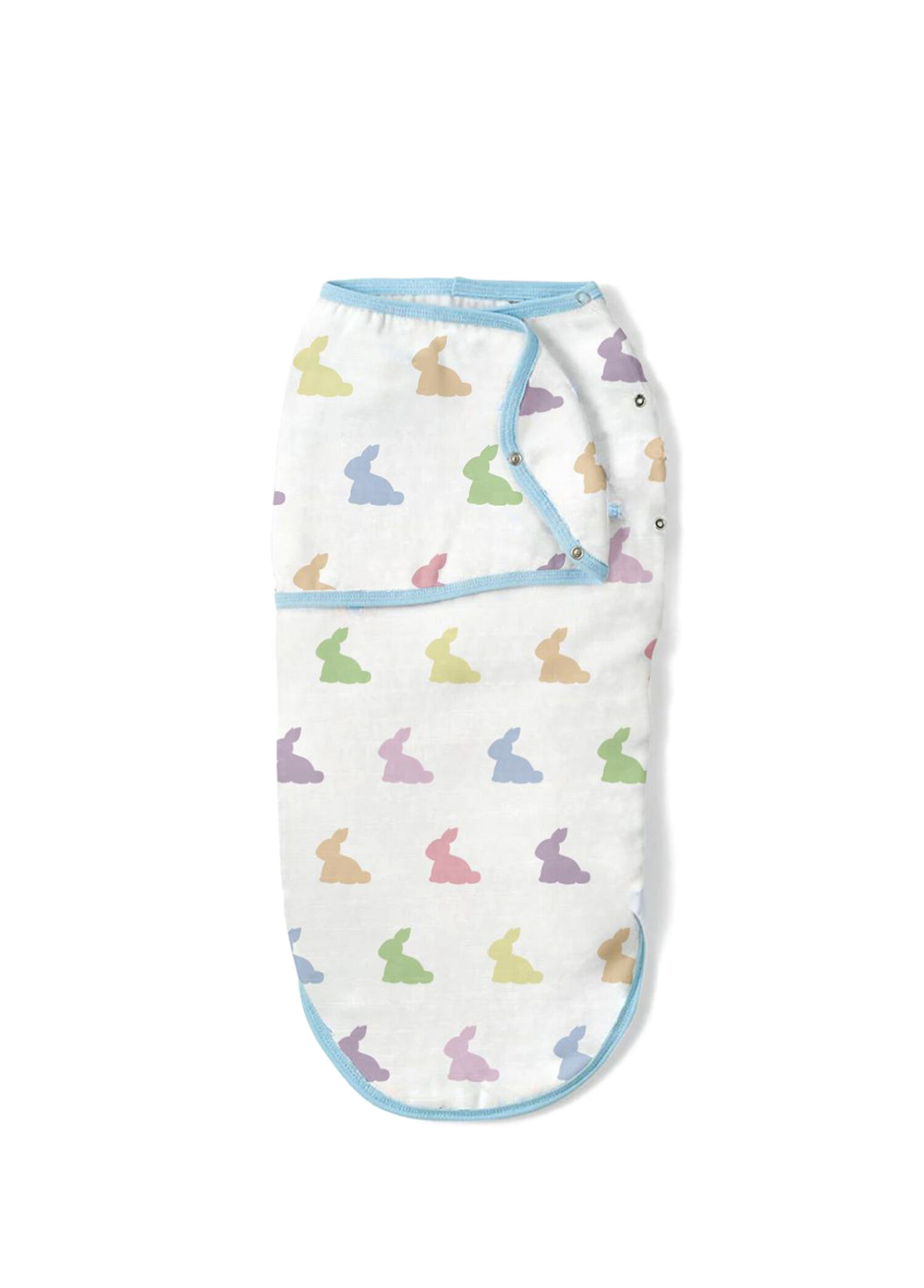 Rainbow Lapin Blue Müslin Erkek Bebek Hazır Kundak