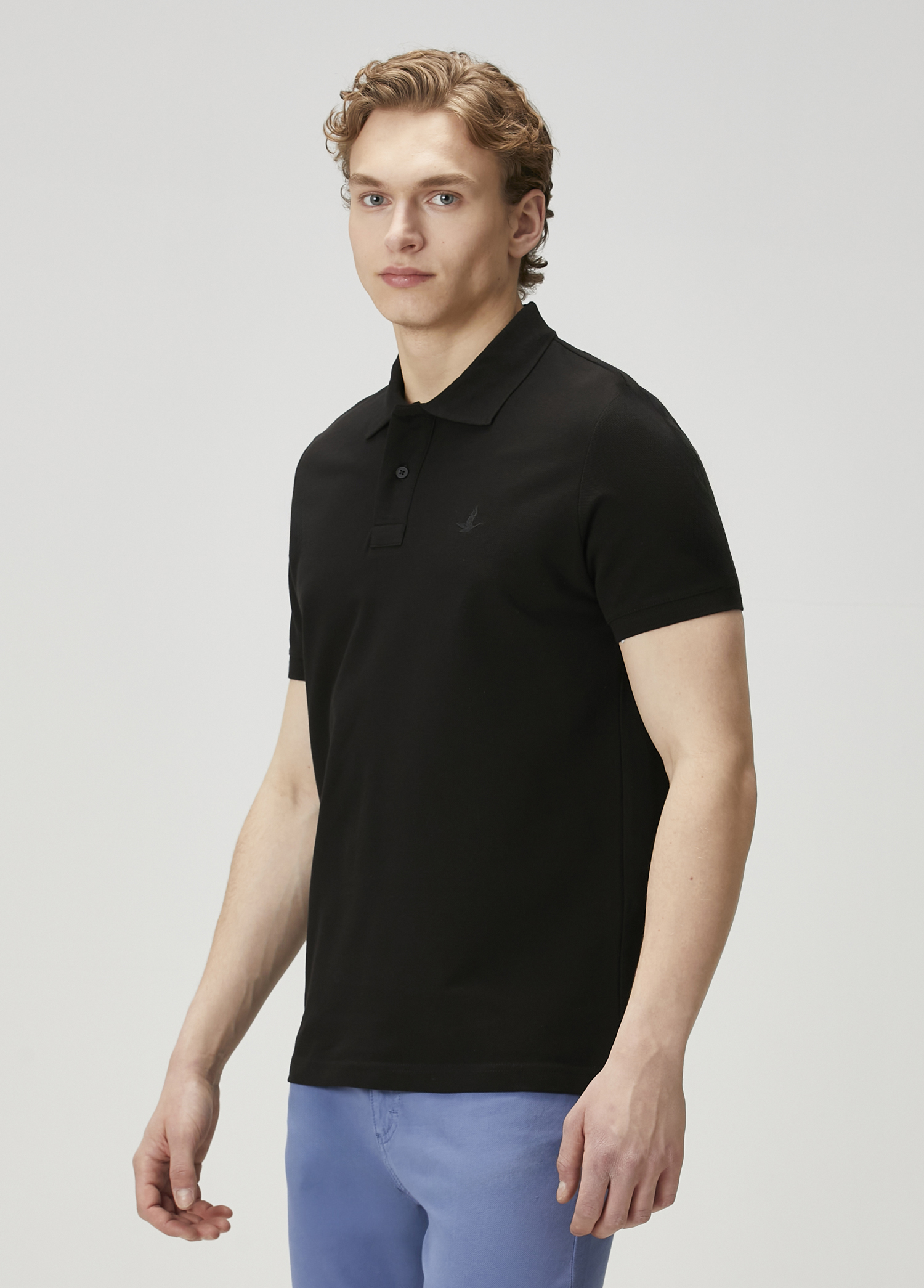Siyah Polo t-shirt_1
