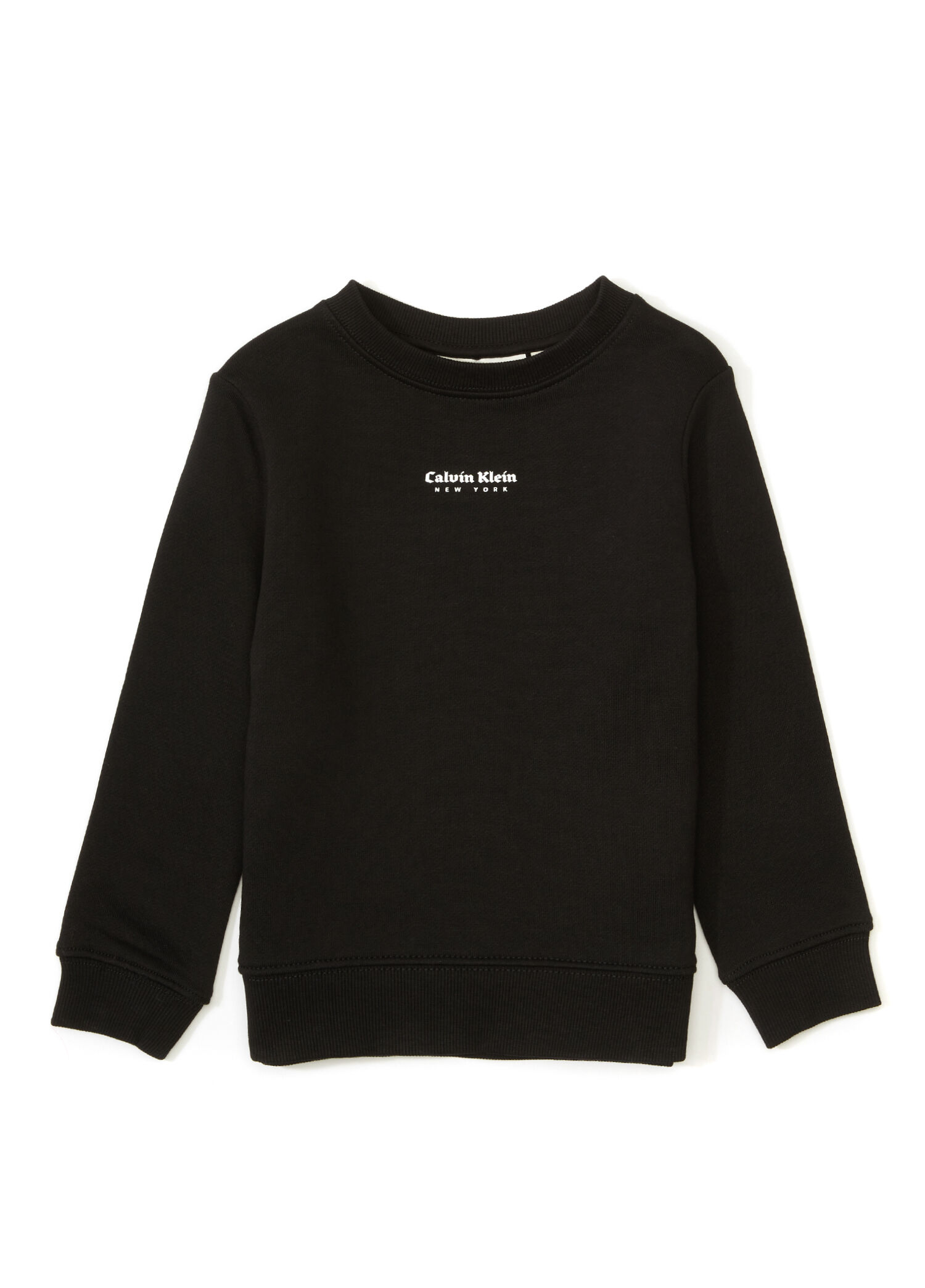 Minimal Siyah Erkek Çocuk Sweatshirt