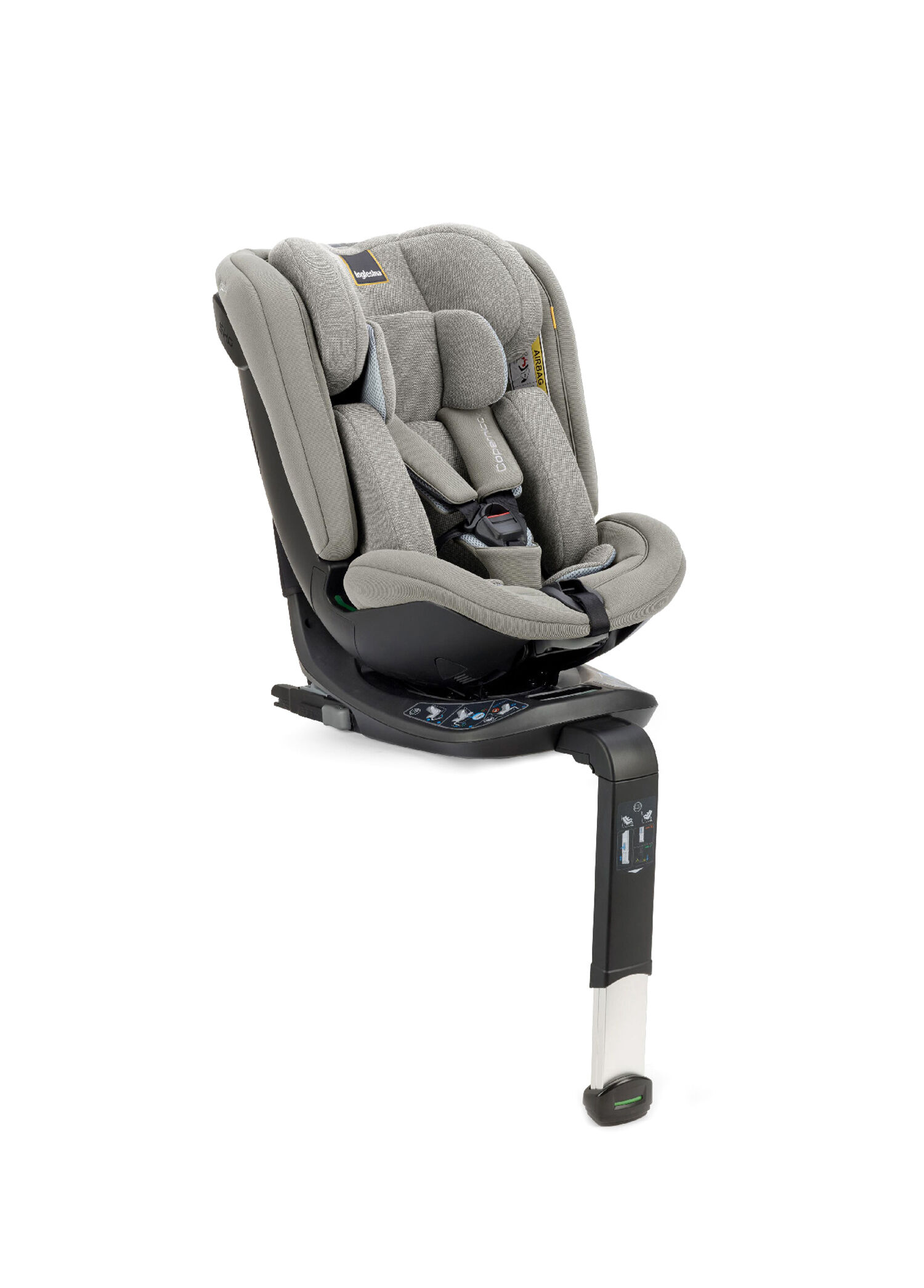 Copernico i-Size 360 Dönebilen 0-36 kg Moon Grey Döner Bebek Oto Koltuğu