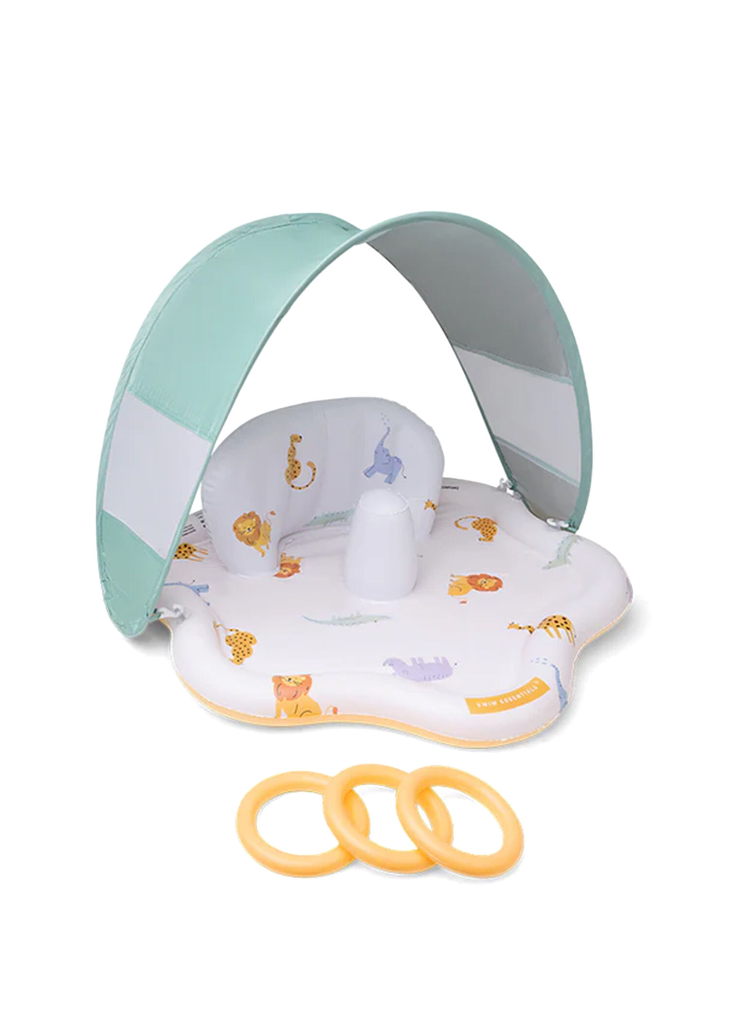 Wild Life Sırt Destekli ve Gölgelikli Bebek Oyun Matı 76 cm