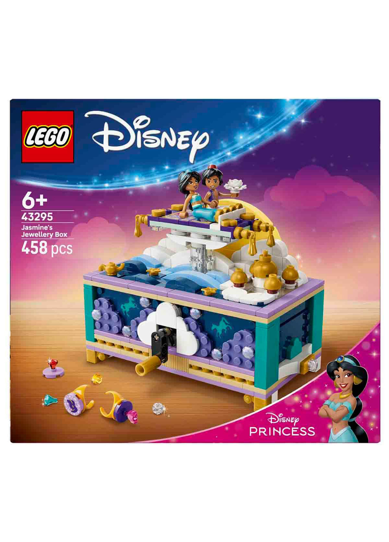 LEGO - Disney Princess Yasemin'in Mücevher Kutusu 6+ Yaş 458 Parça