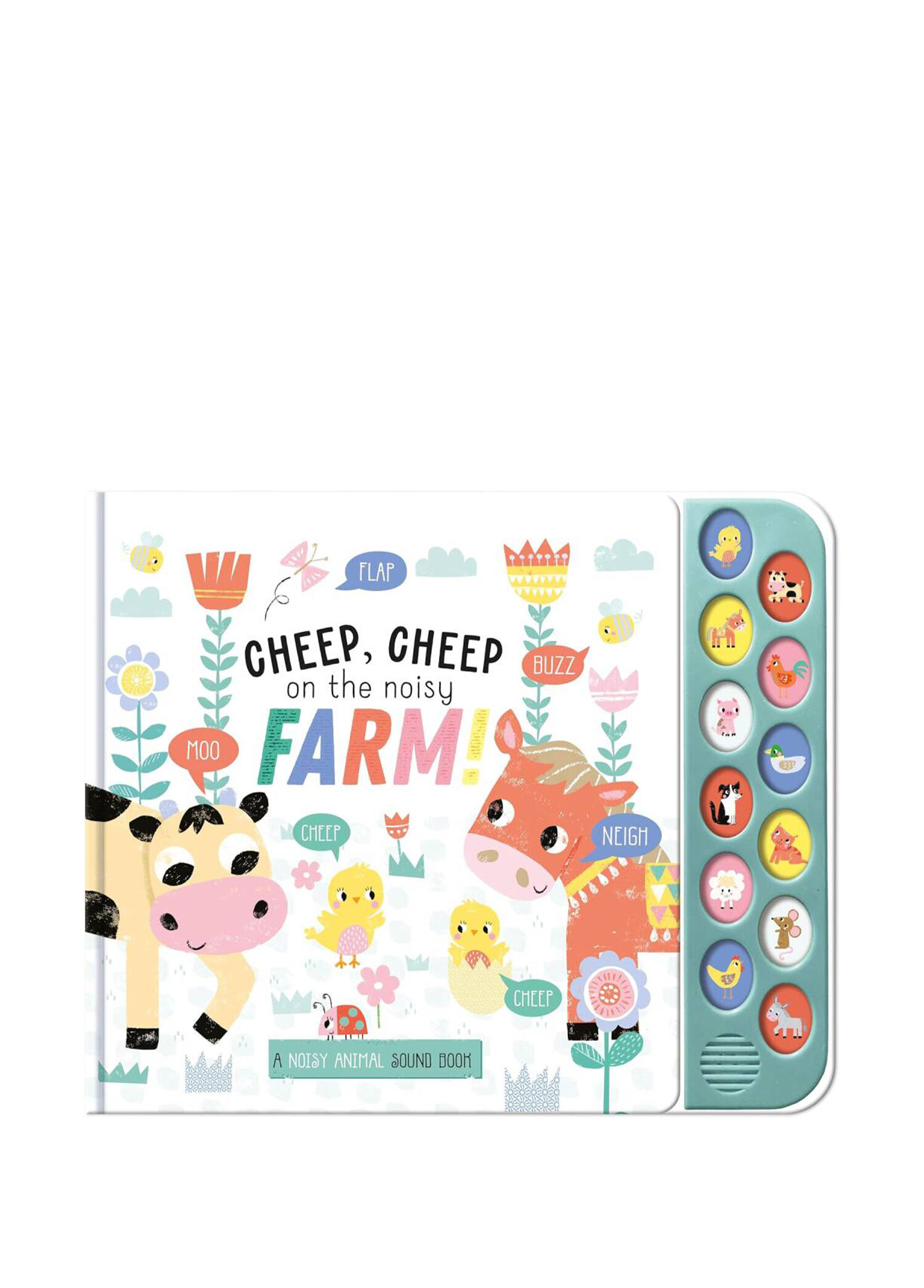 Cheep Cheep On The Noisy Farm 12 Button Sound Book Yabancı Dil Sesli Çocuk Kitabı