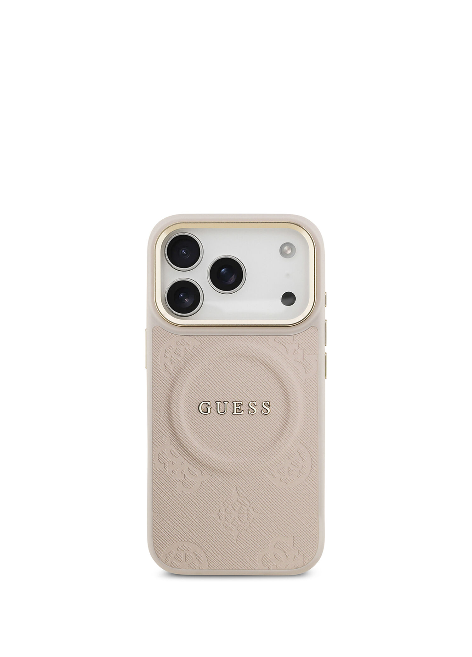 Peony Serisi iPhone 17 Pro Baskılı Logolu Magsafe Uyumlu Telefon Kılıfı
