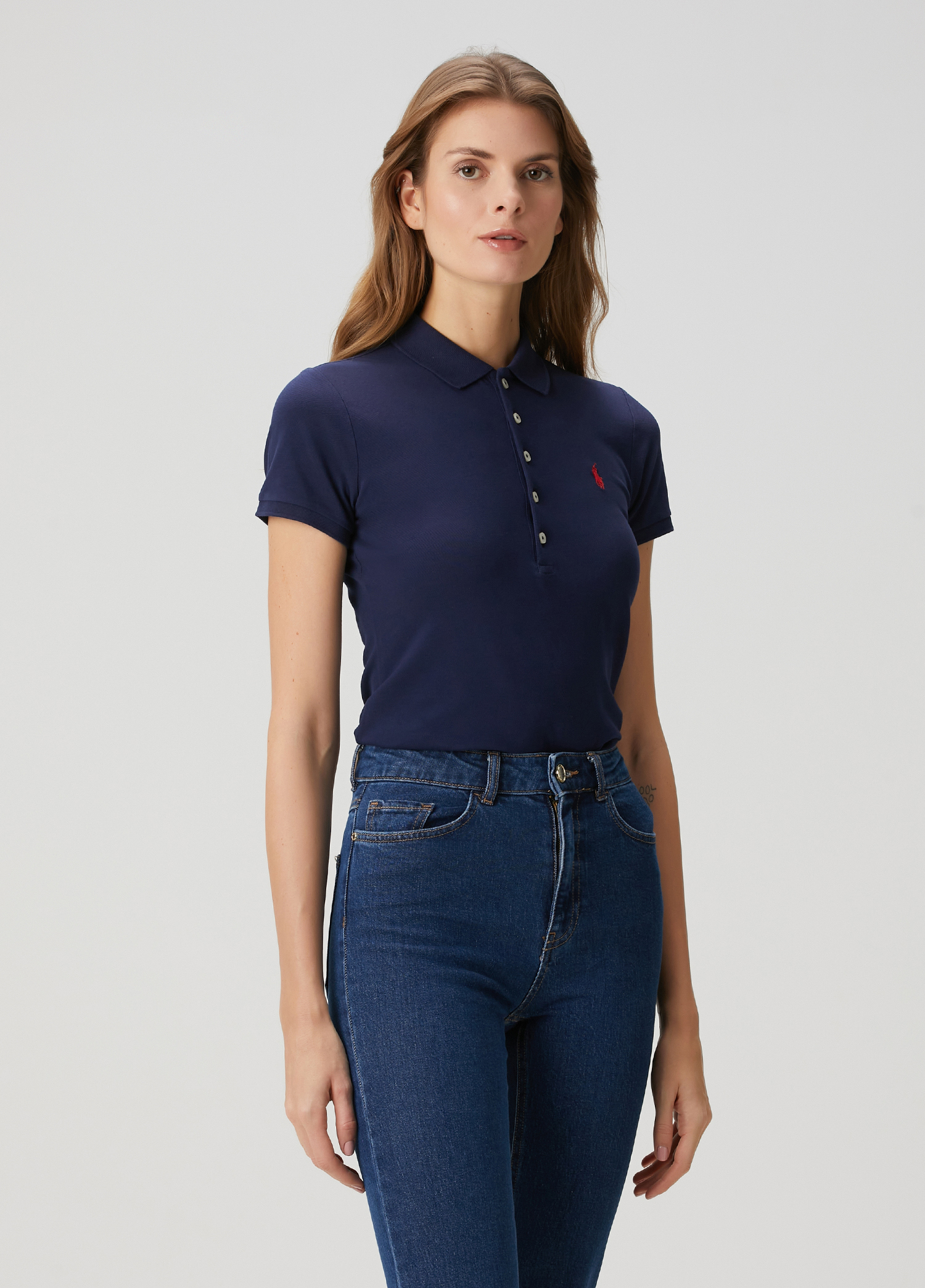 Lacivert Polo T-shirt