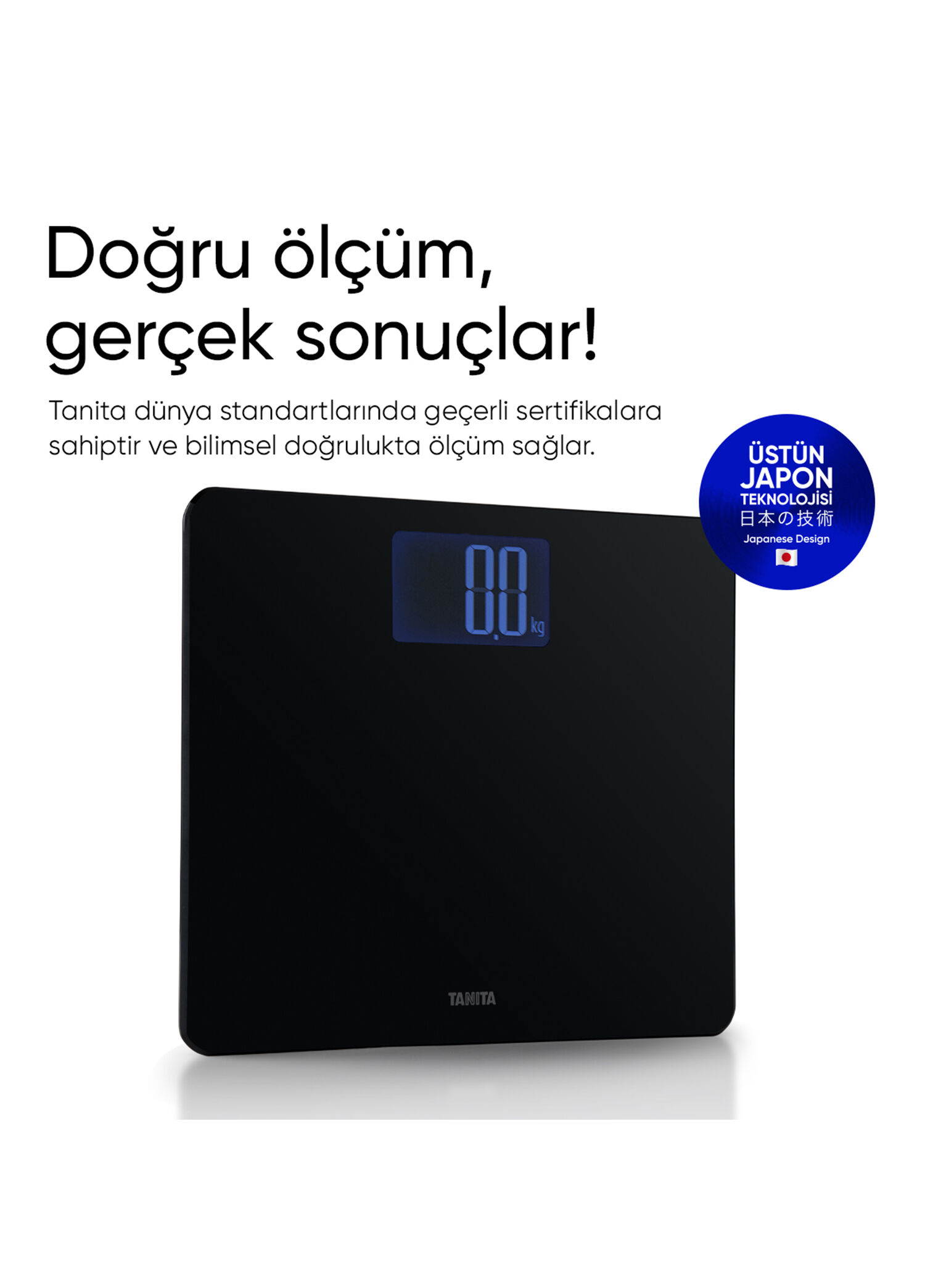 Tanita - HD 366 200 kg Yüksek Kapasiteli Dijital Tartı - Siyah