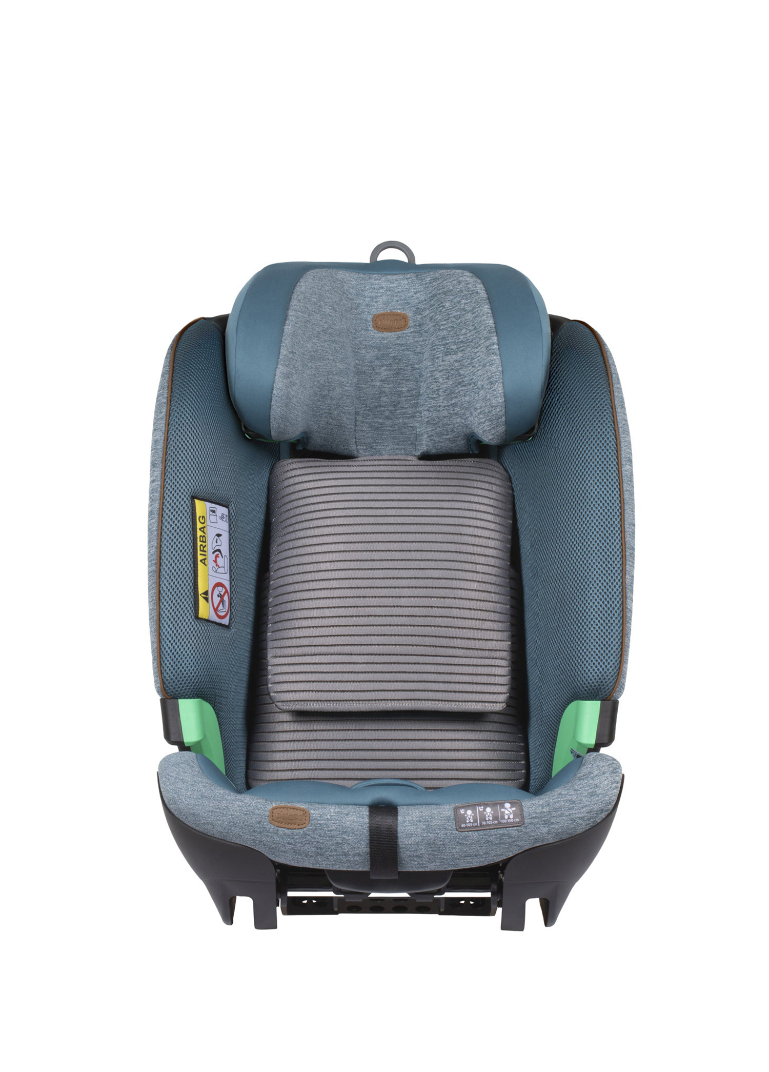 Bi-Seat I-Size Air Teal İsofix'li  360° Dönebilen 0-18 Kg Blue Bazalı Bebek Oto Koltuğu