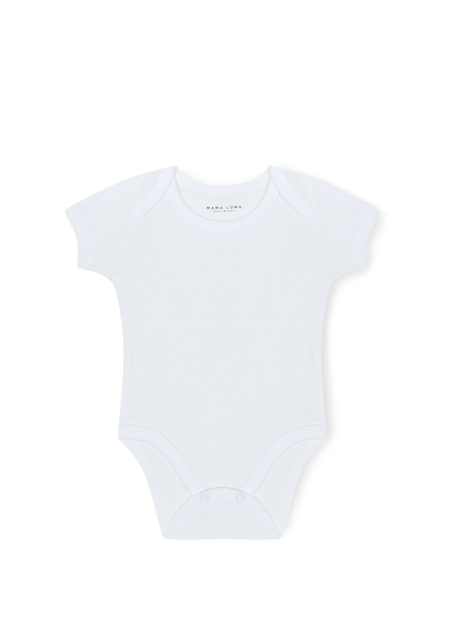 Beyaz Kısa Kollu  Yenidoğan Unisex Bebek Body Zıbın