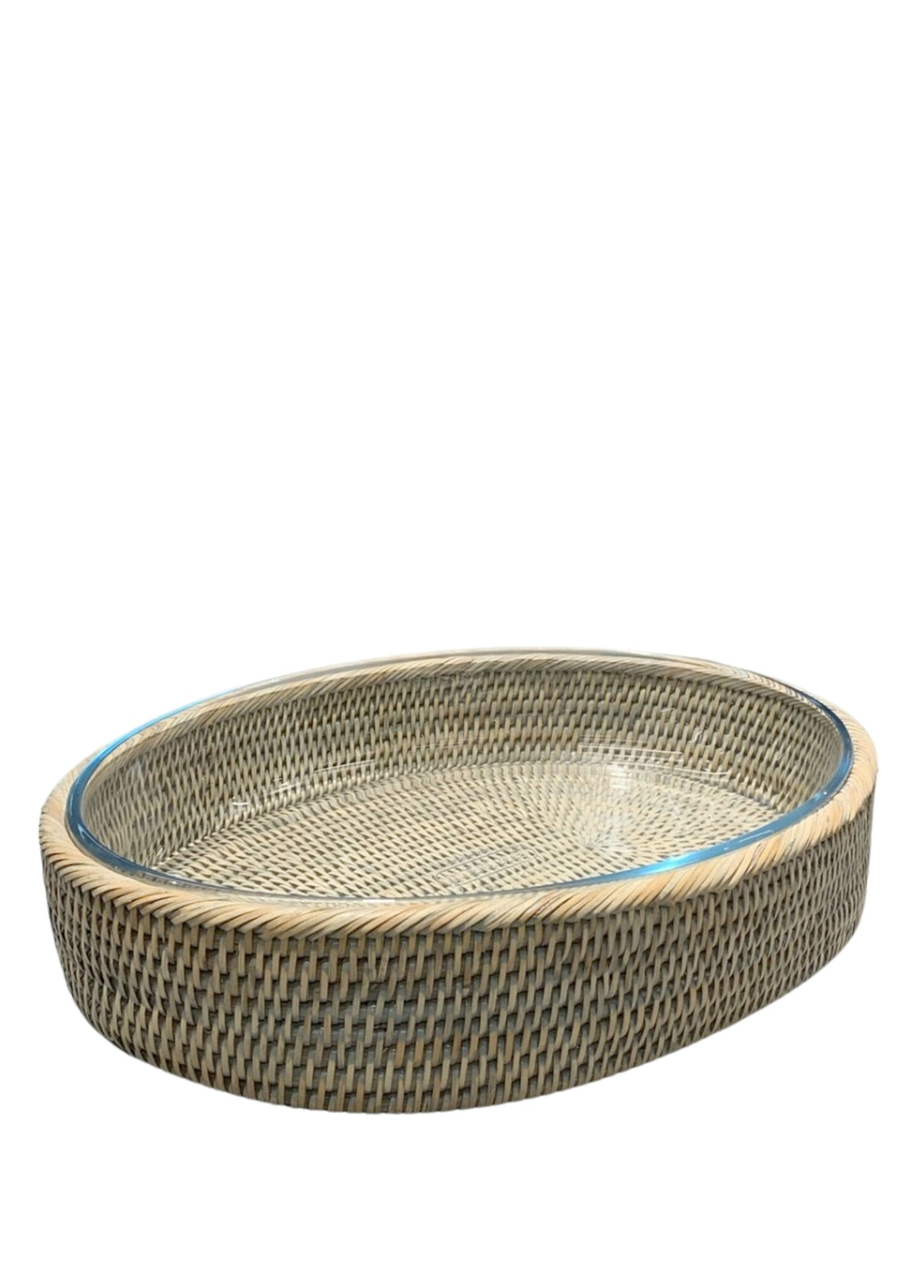 Hasır Oval Pyrex Tabağı
