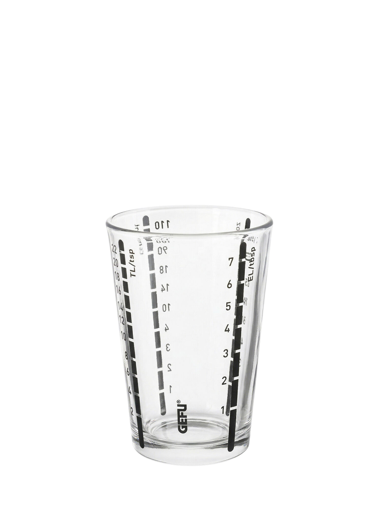 Messi Şeffaf Cam Mini Ölçü Kabı 100 ml