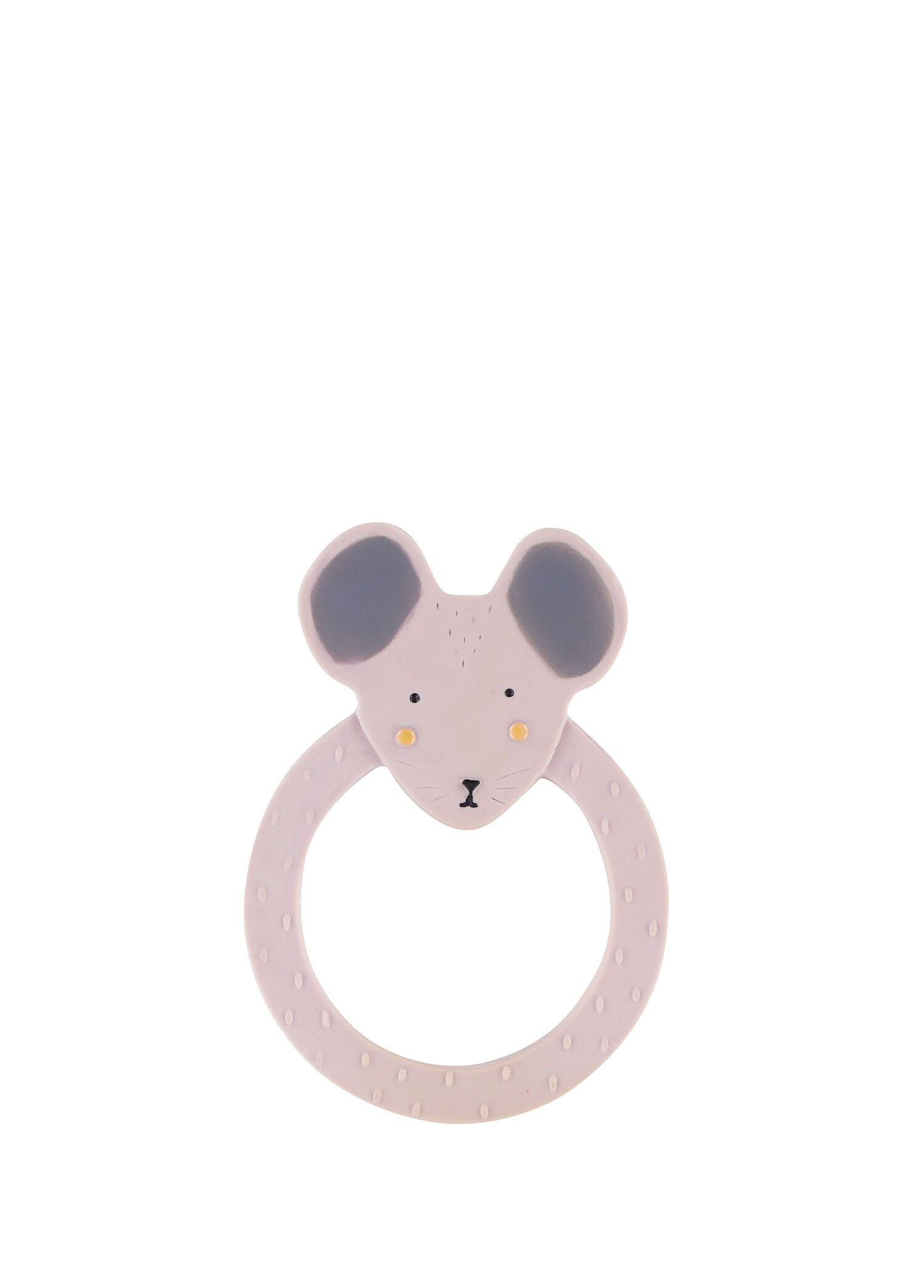 Mrs. Mouse Mor Kauçuk 0+ Ay Bebek Diş Kaşıyıcı