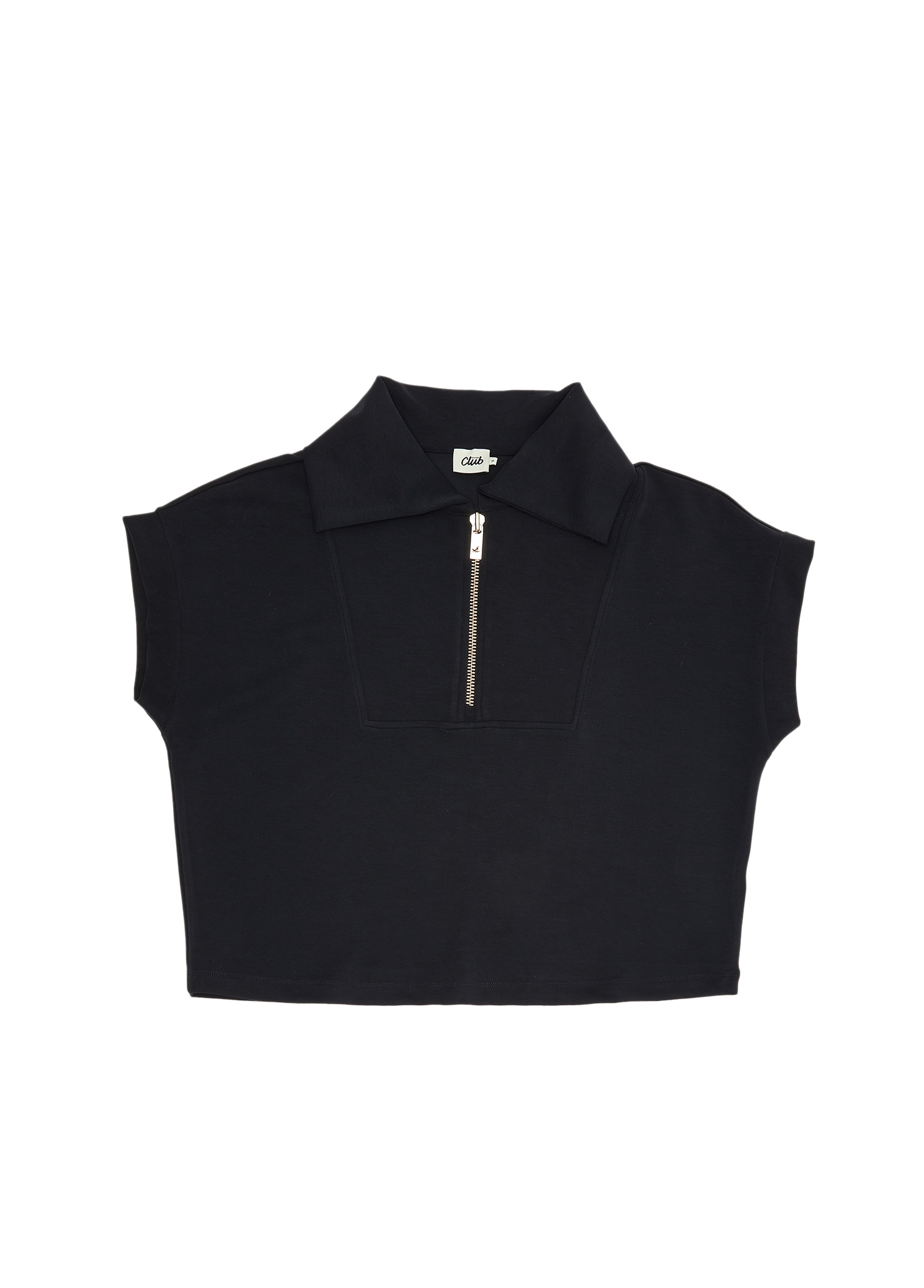 Siyah Kısa Kollu Sweatshirt_6