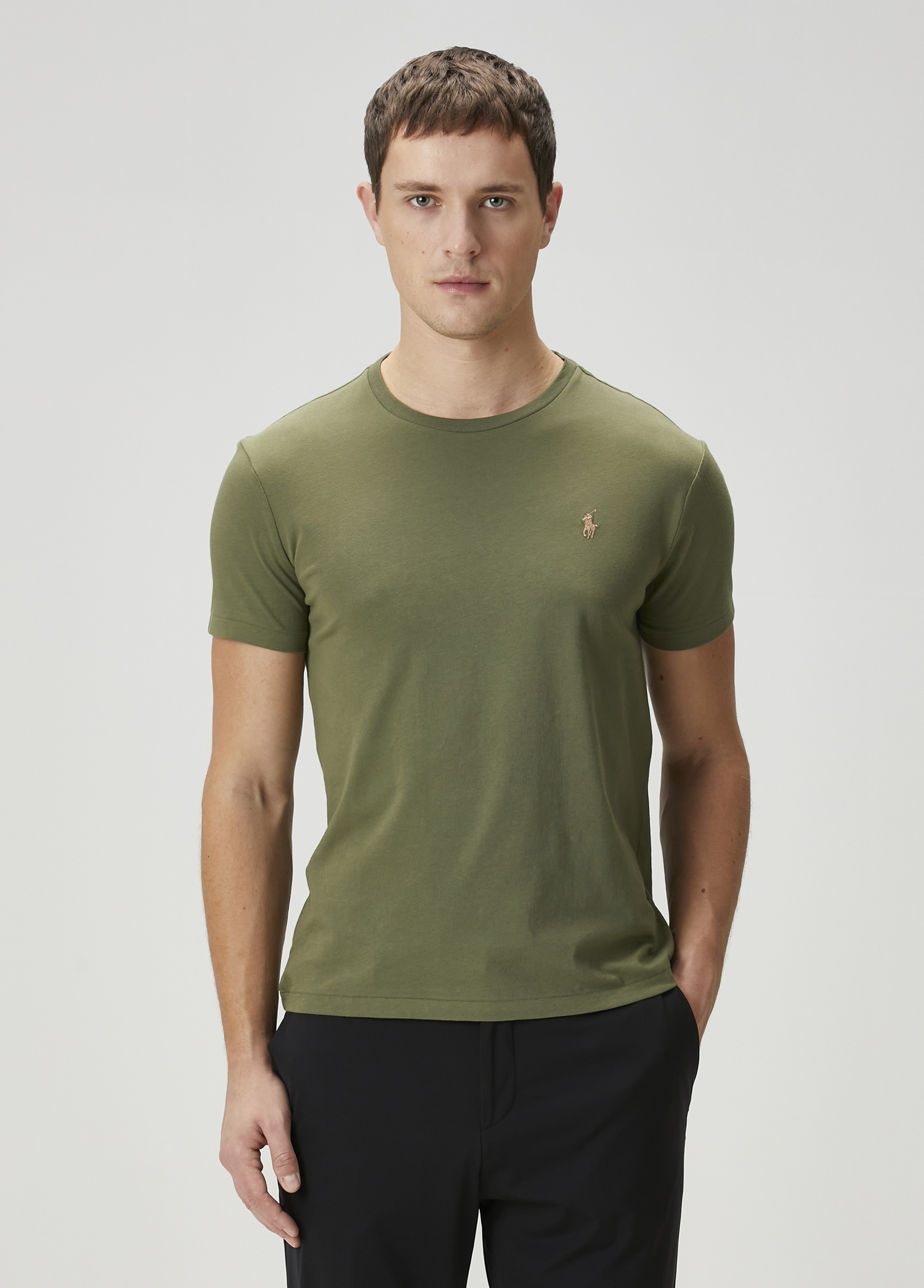 Açık Haki Basic T-shirt