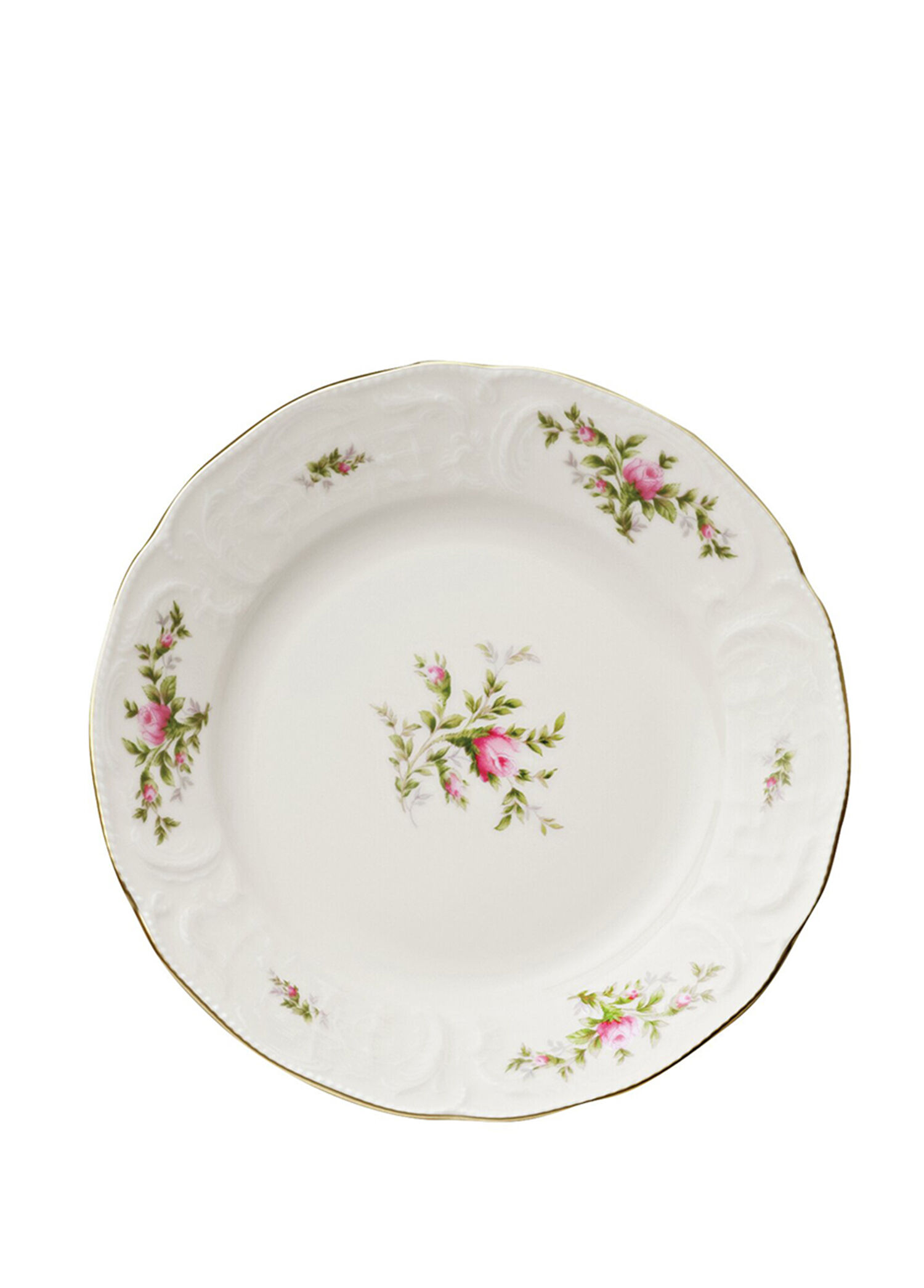 Sanssouci Elfenbein Ramona Desenli Porselen Ekmek Tabağı 17 cm