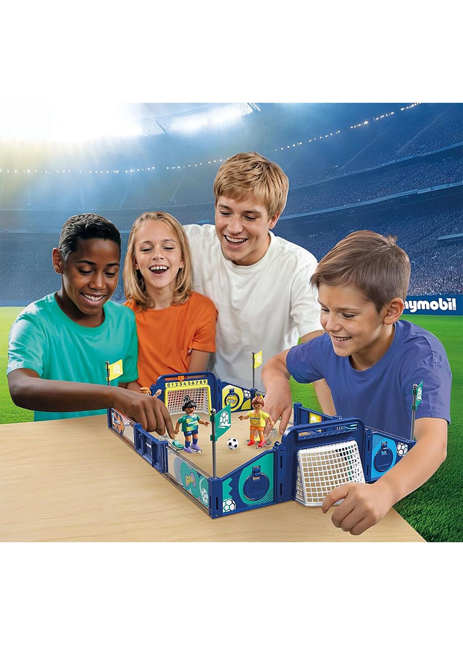 Playmobil サッカー シリーズ まとめ売り Playmobil - Soccer Arena Oyun Seti 72056 - Çok Renkli