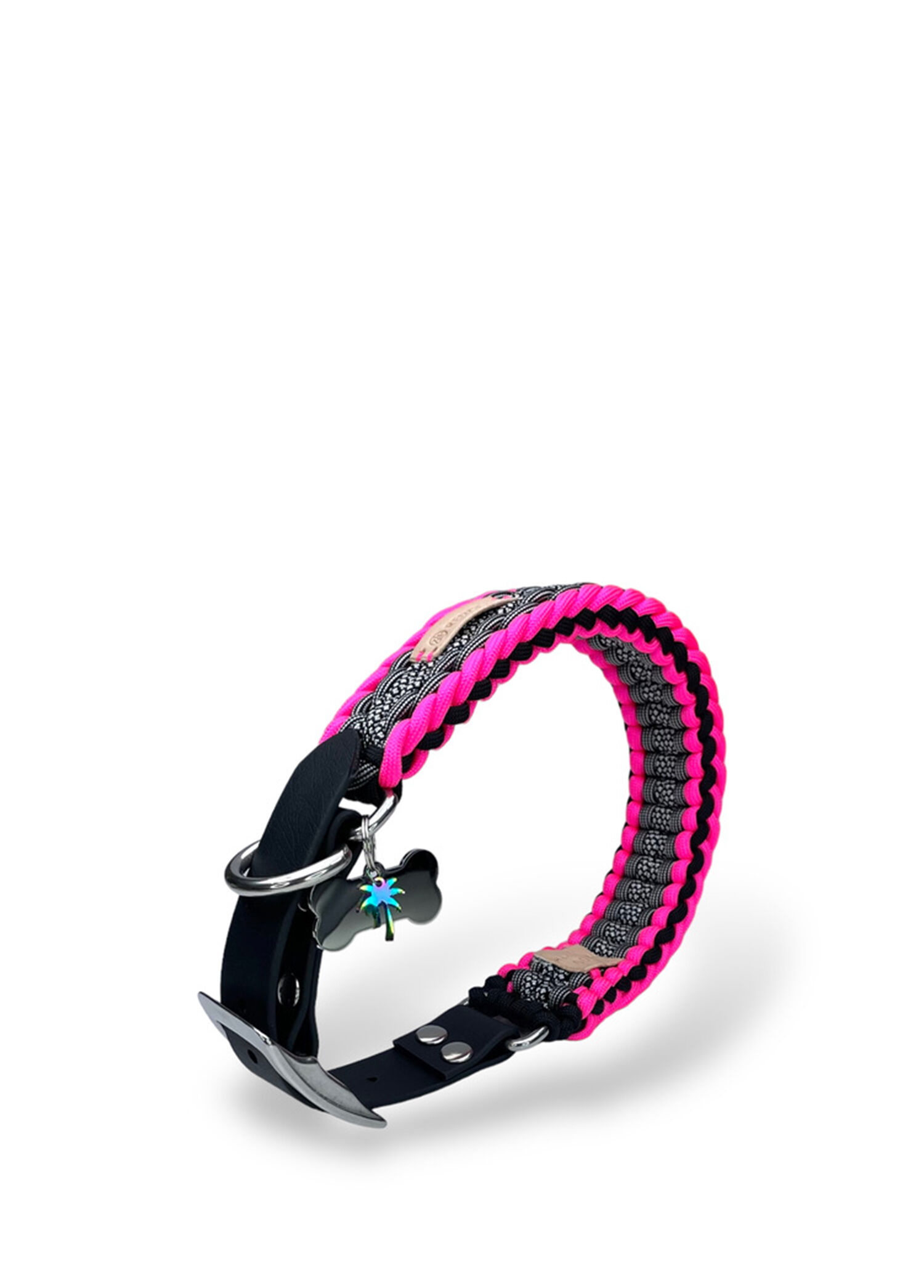 Pinker Paracord Köpek Boyun Tasması
