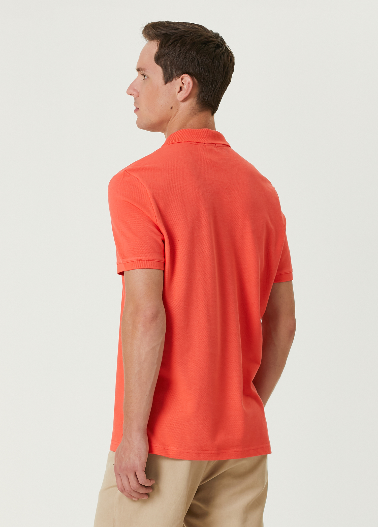 Comfort Fit Mercan Polo Yaka T-shirt_3