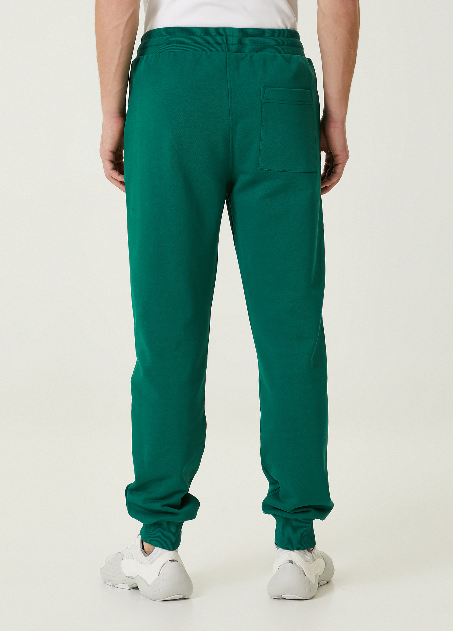 Green Logo Organic Cotton Jogger Sweatpants