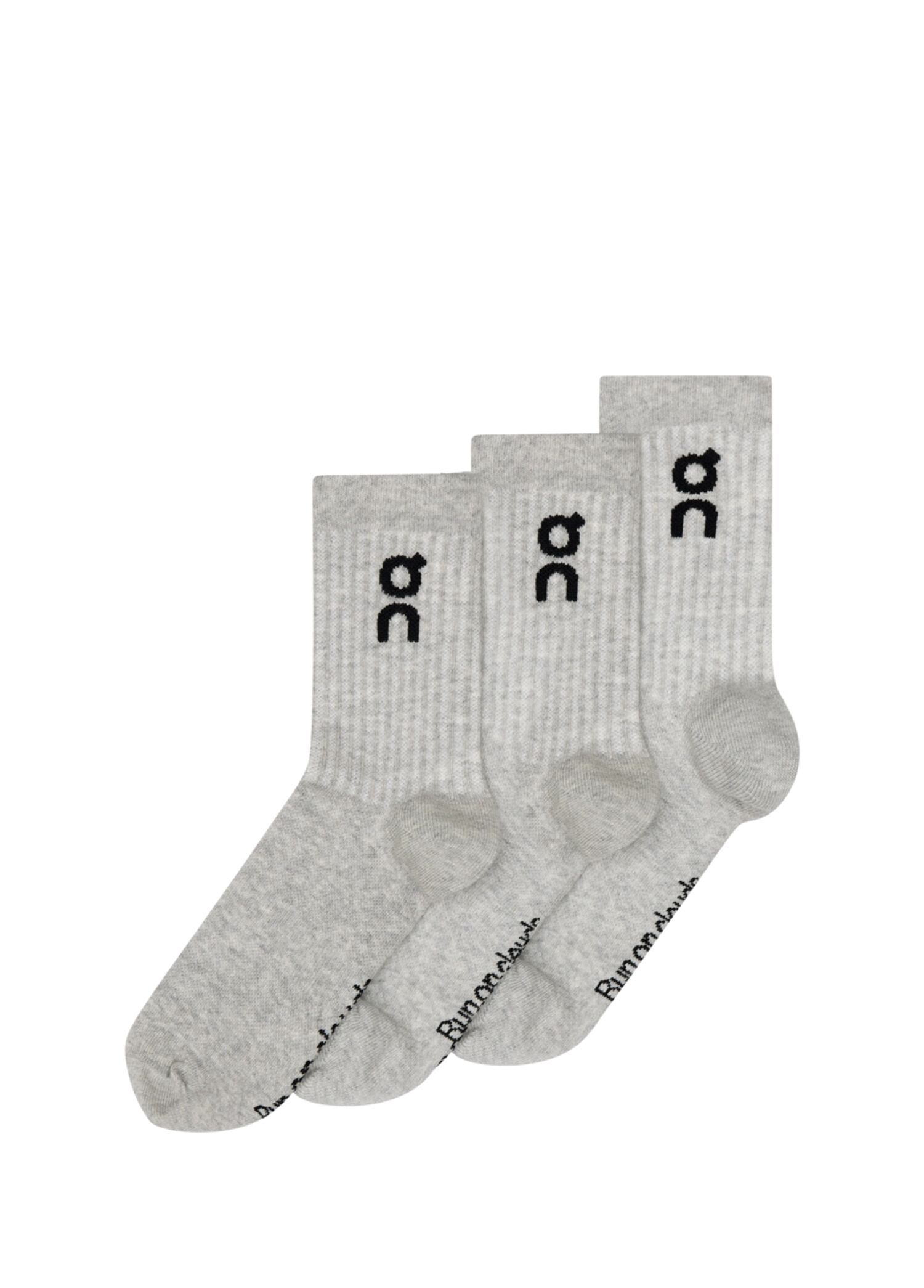 Logo Sock High 3P Kadın Çorap