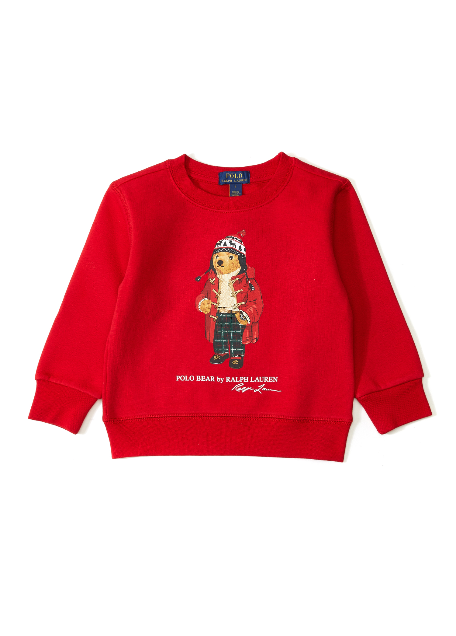 Polo Bear Kırmızı Erkek Çocuk Sweatshirt