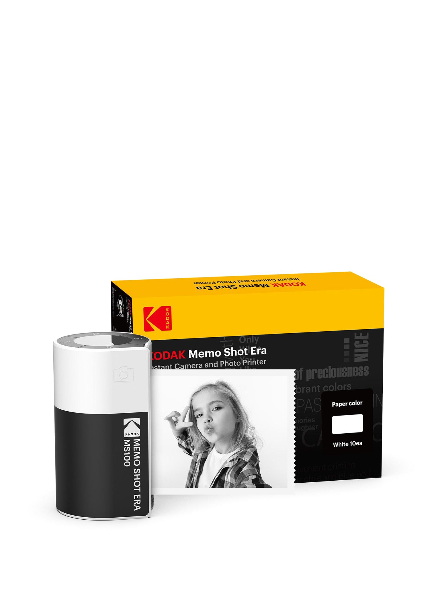 Kodak - Memo Shot ERA Beyaz Filmli Fotoğraf Makinesi - Beyaz