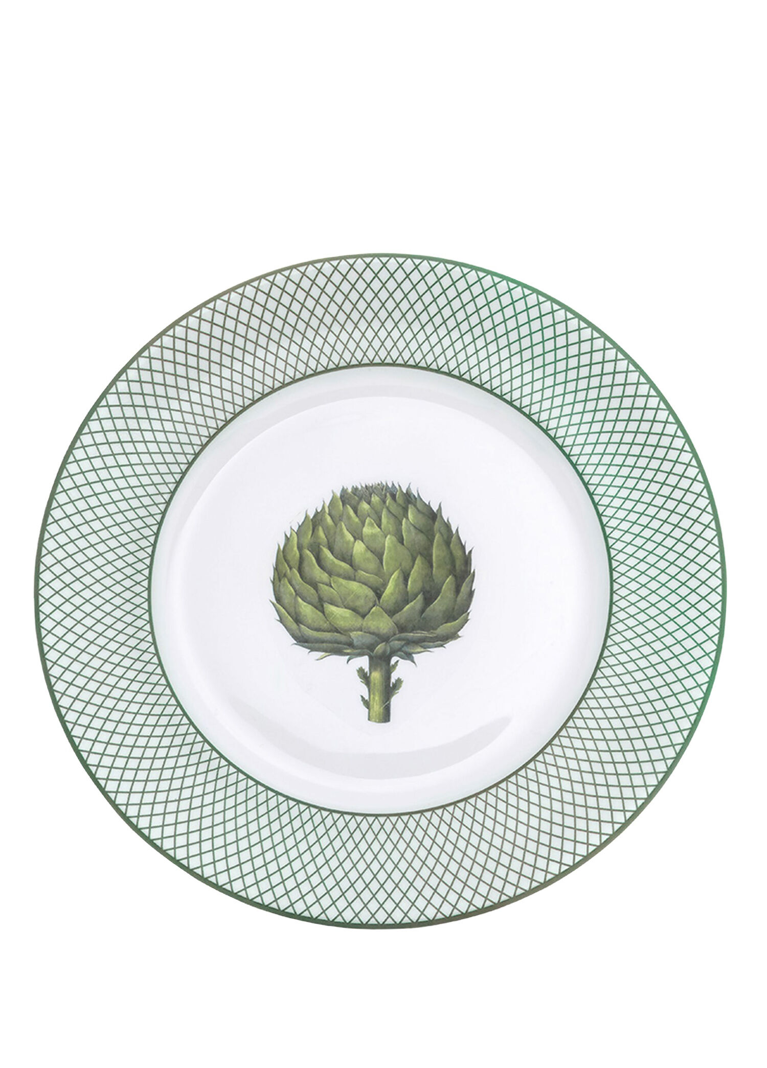 Kitchen Garden Artichoke Trellis Porselen Tabak 25 cm