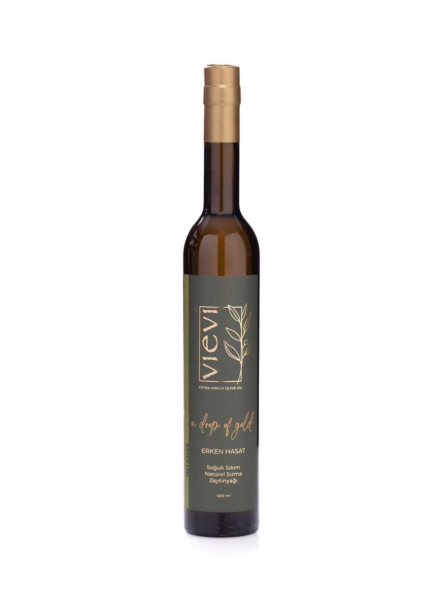 P Vievi Intense Arbequina Erken Hasat Soguk Sikim Naturel Sizma Zeytinyagi 500 Ml