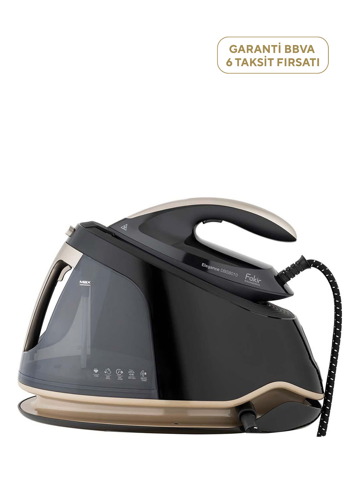 Elegance DBS 8010 Gold Buhar Jeneratörlü Ütü