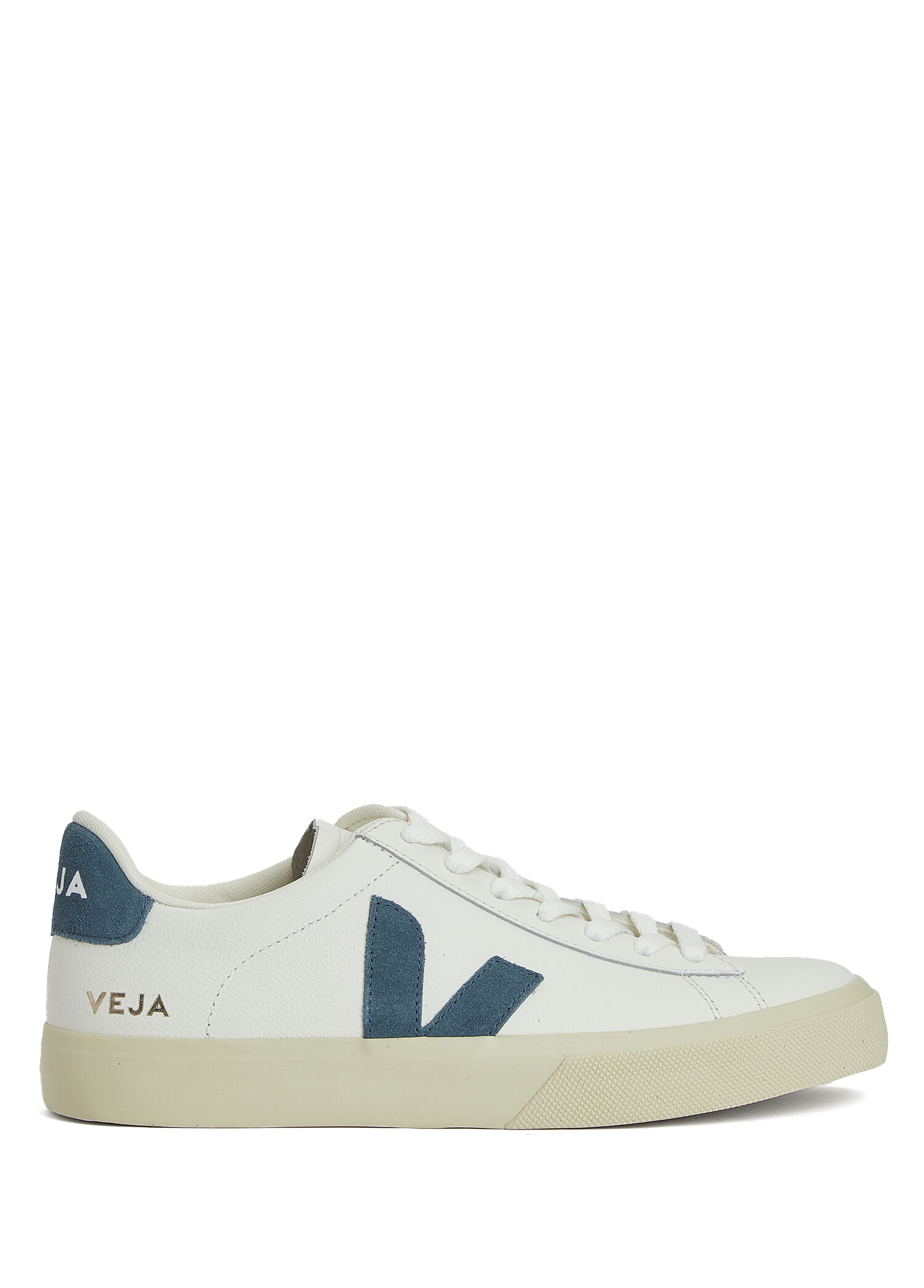 Campo Beyaz Mavi Kadın Deri Sneaker