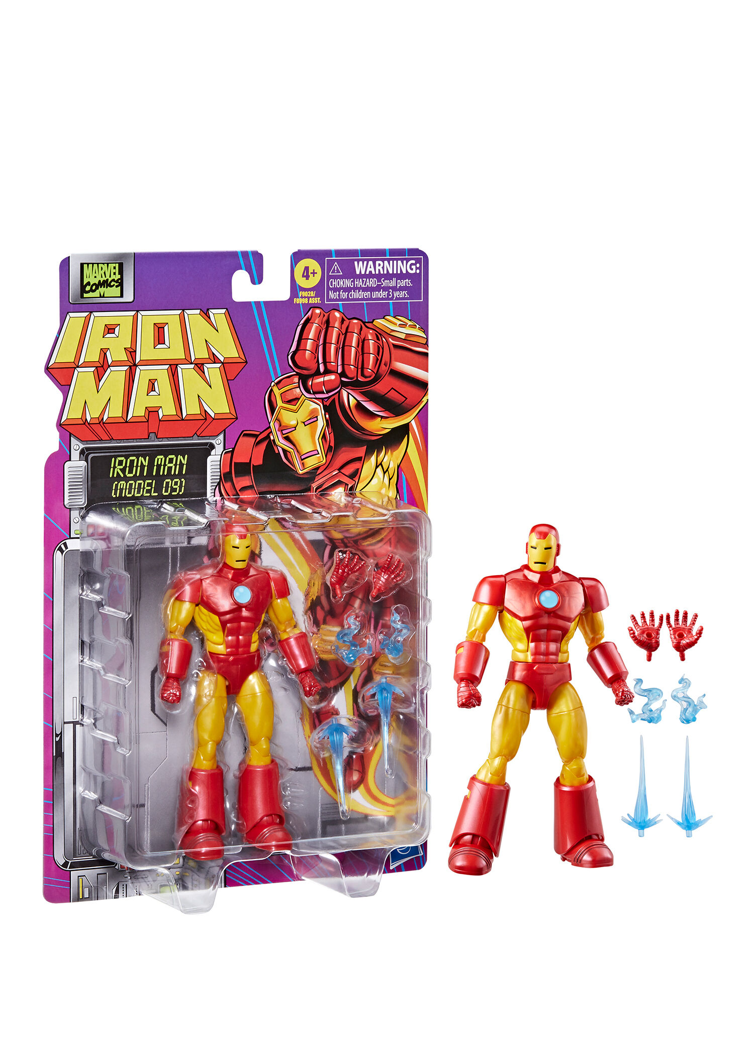 Marvel - Legends Iron Man Model 09 Retro Comics Aksiyon Figürü