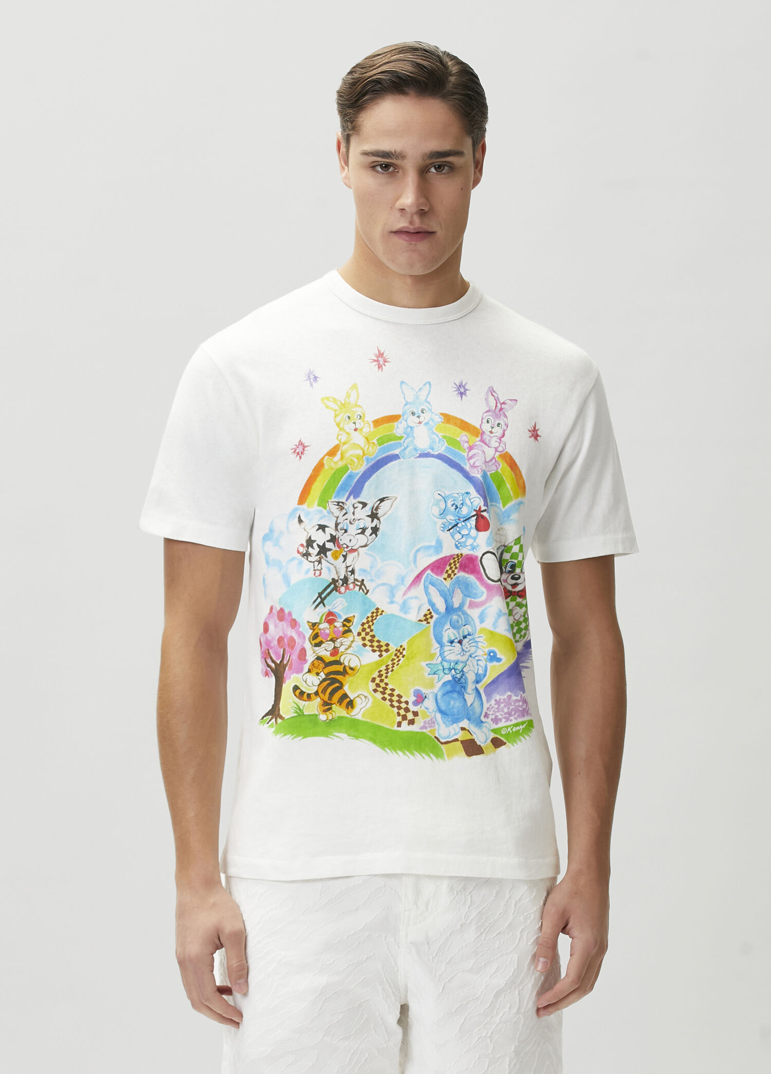 Kenzo Kırık Beyaz Erkek Cartoon Kırık Beyaz T-shirt 1958495 | Beymen