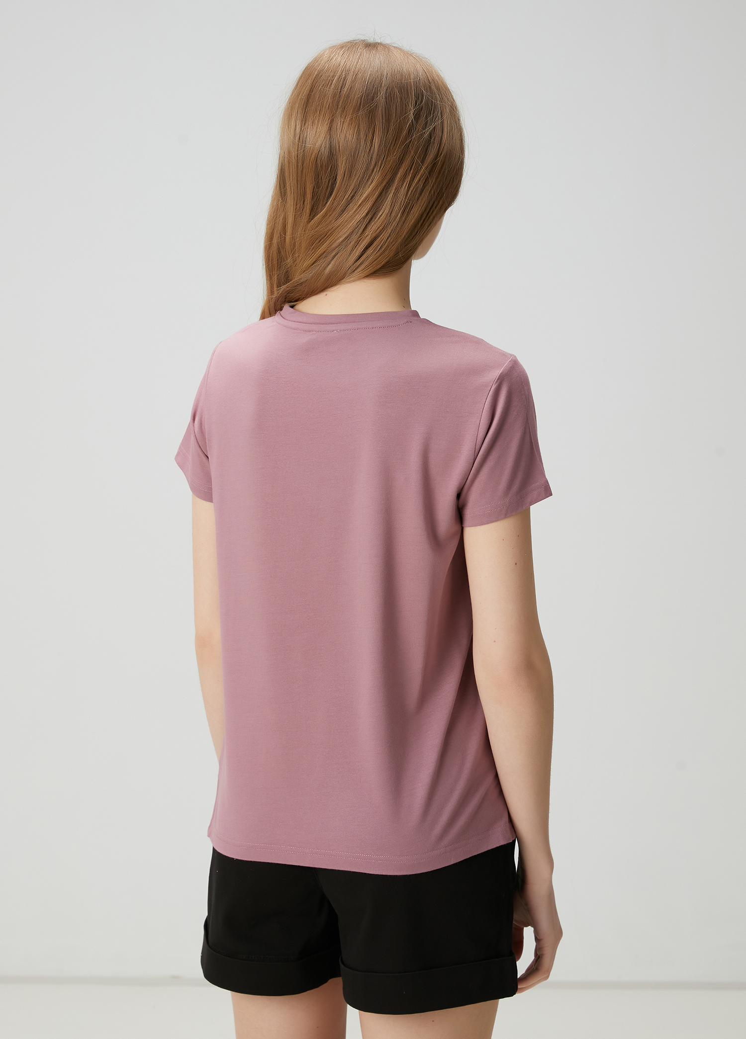 Gül Kurusu Modal T-shirt_3