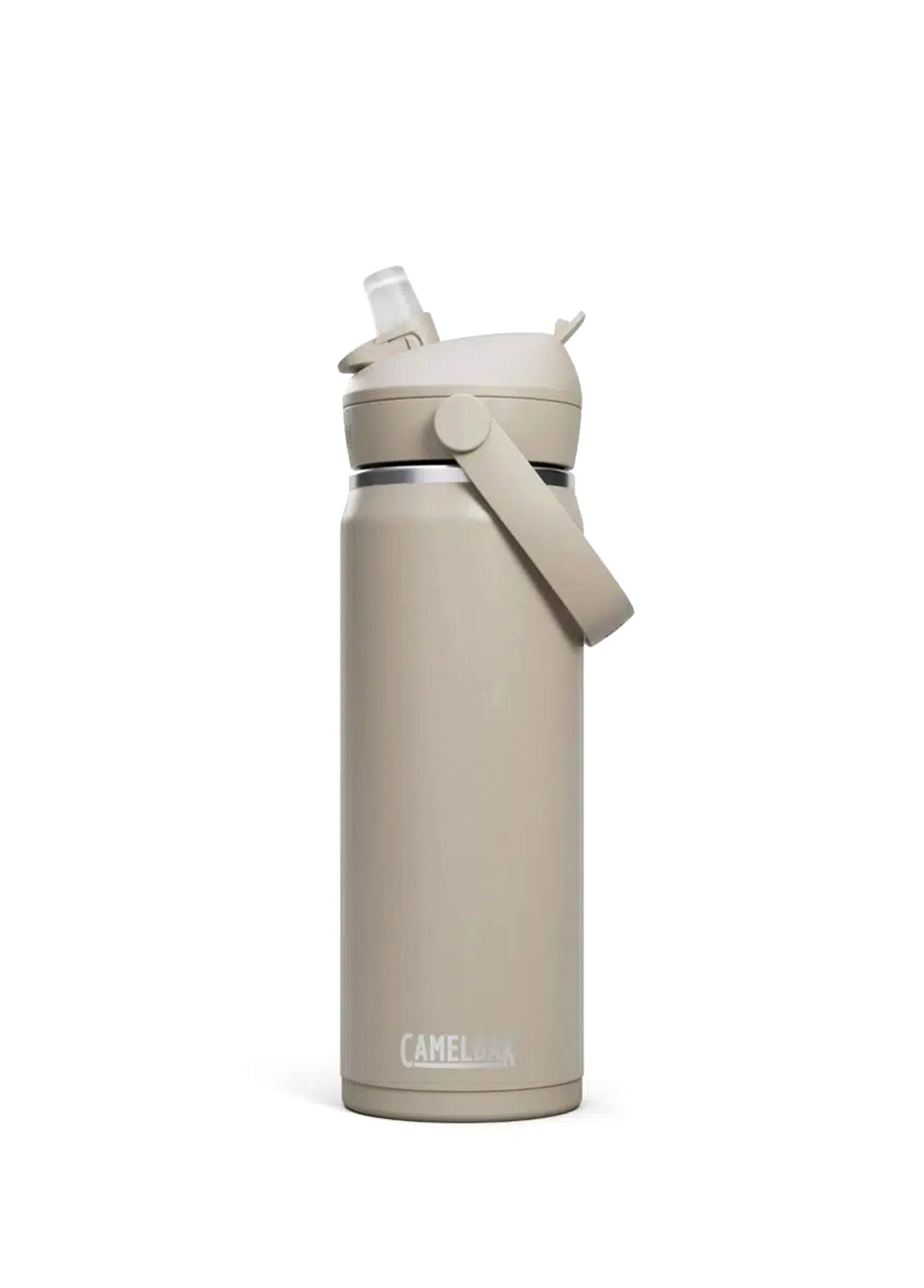 Thrive Flip Krem Çelik Pipetli Termos 590 ml