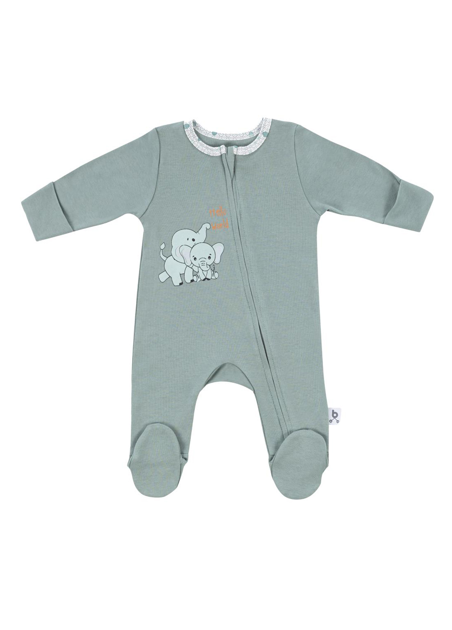 Hero Elephant Uzun Kollu Unisex Bebek Tulum