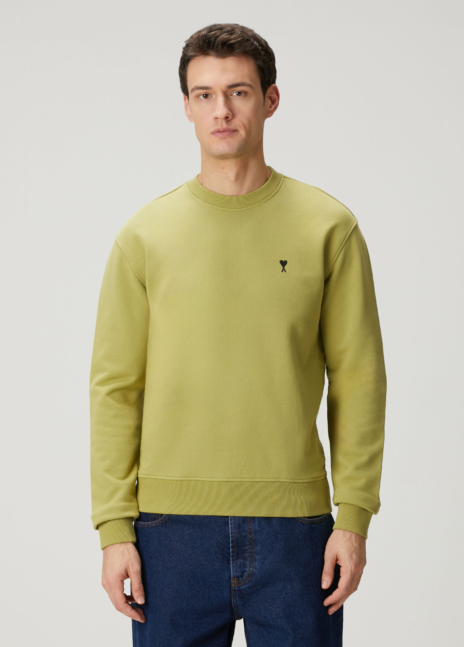Classic Fit Yeşil Sweatshirt