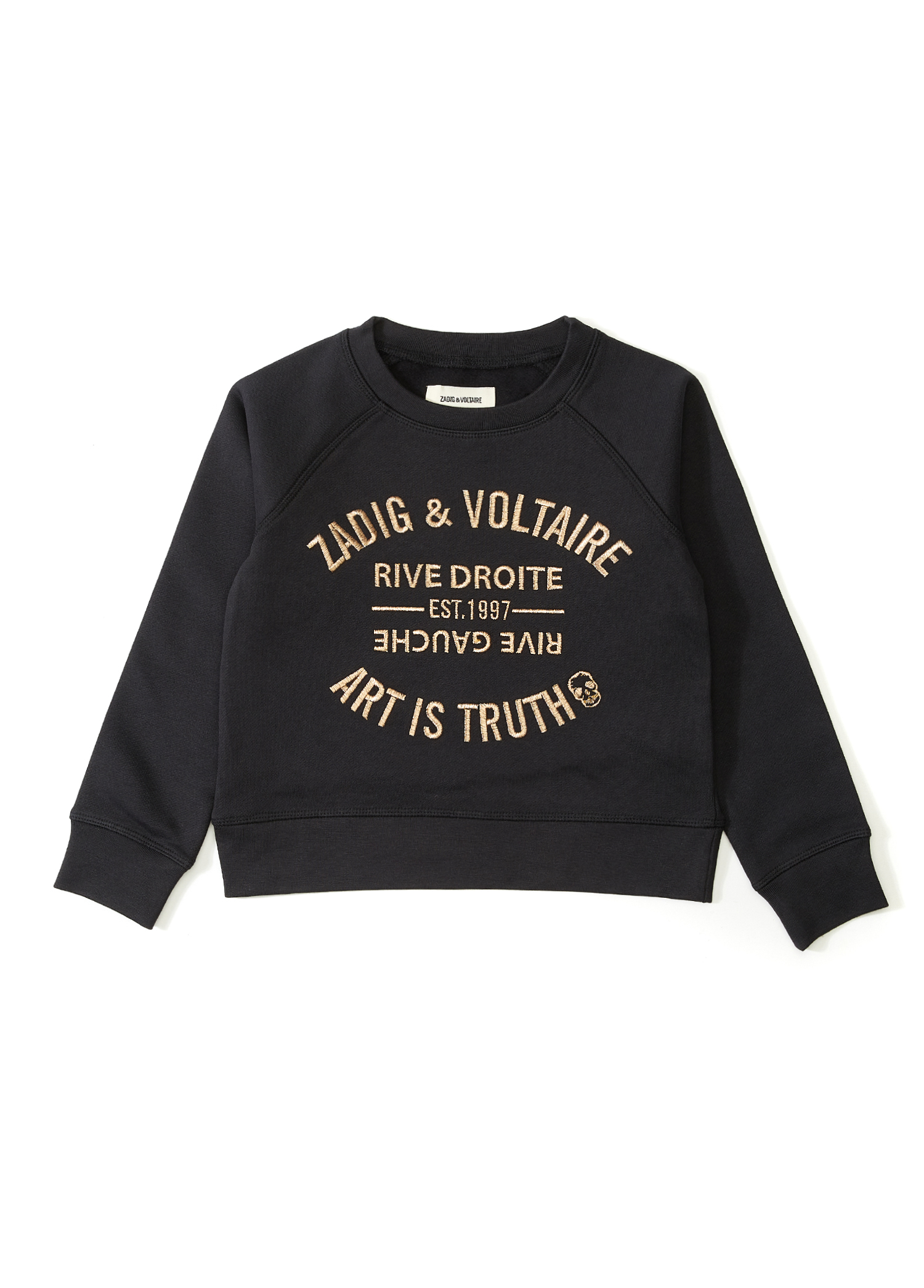 Siyah Kız Çocuk Sweatshirt