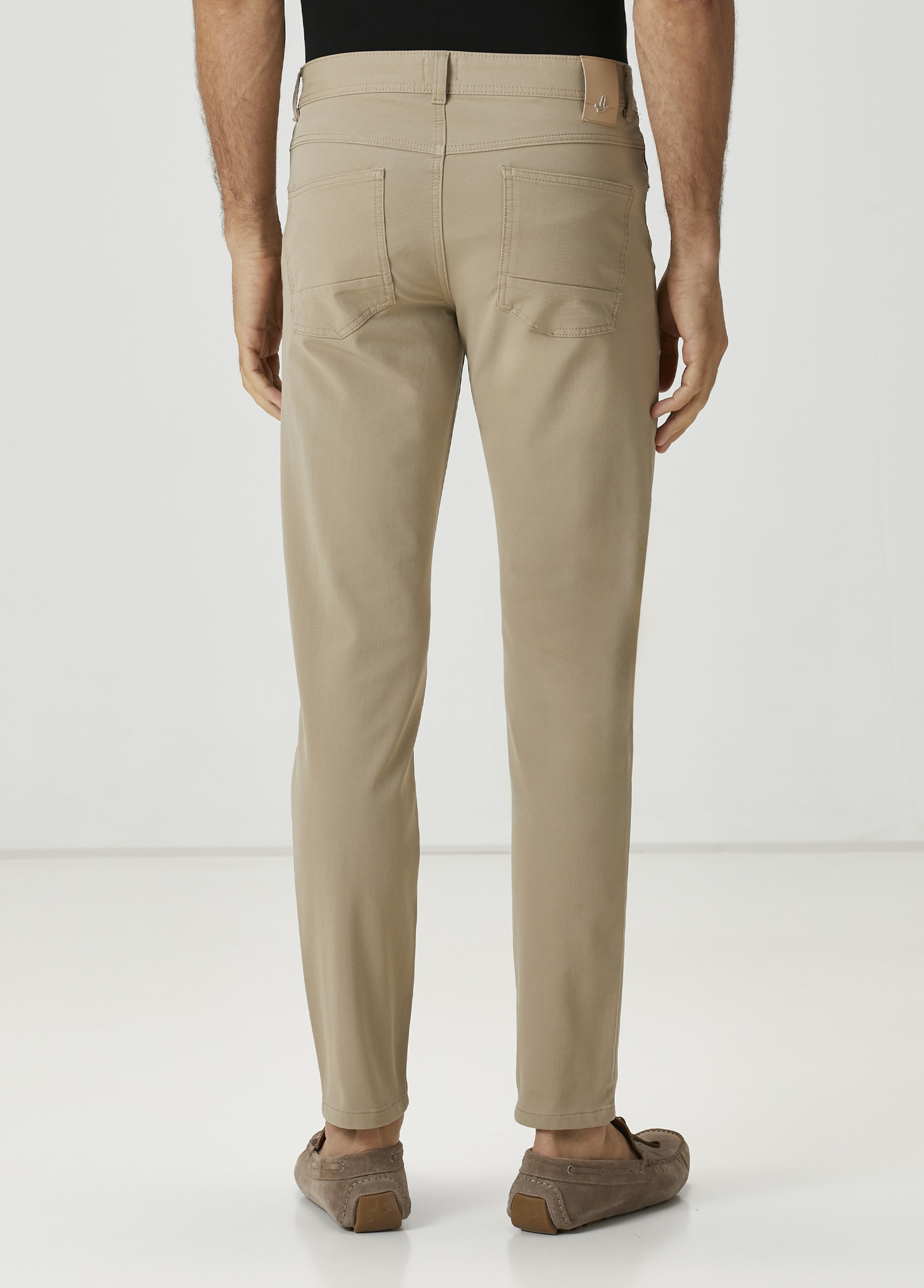 Bej Stretch Spor Pantolon_2
