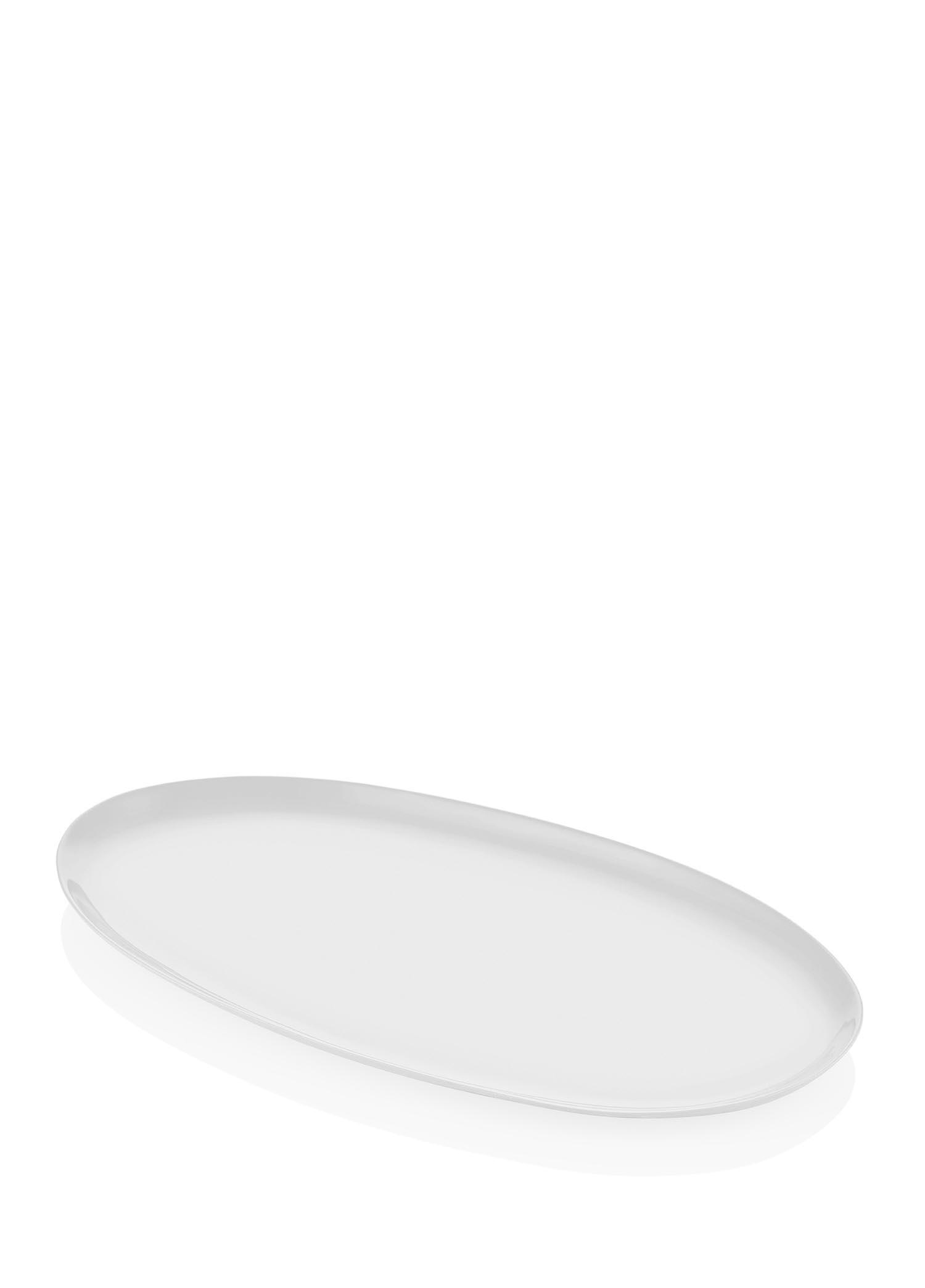 Cotta Beyaz Oval Limoges Porselen Servis Tabağı 43 cm