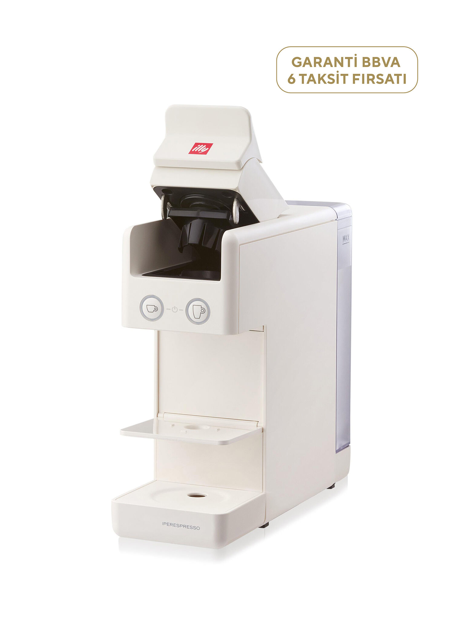 F. Francis Y3.3 Beyaz Espresso ve Filtre Kahve Makinesi