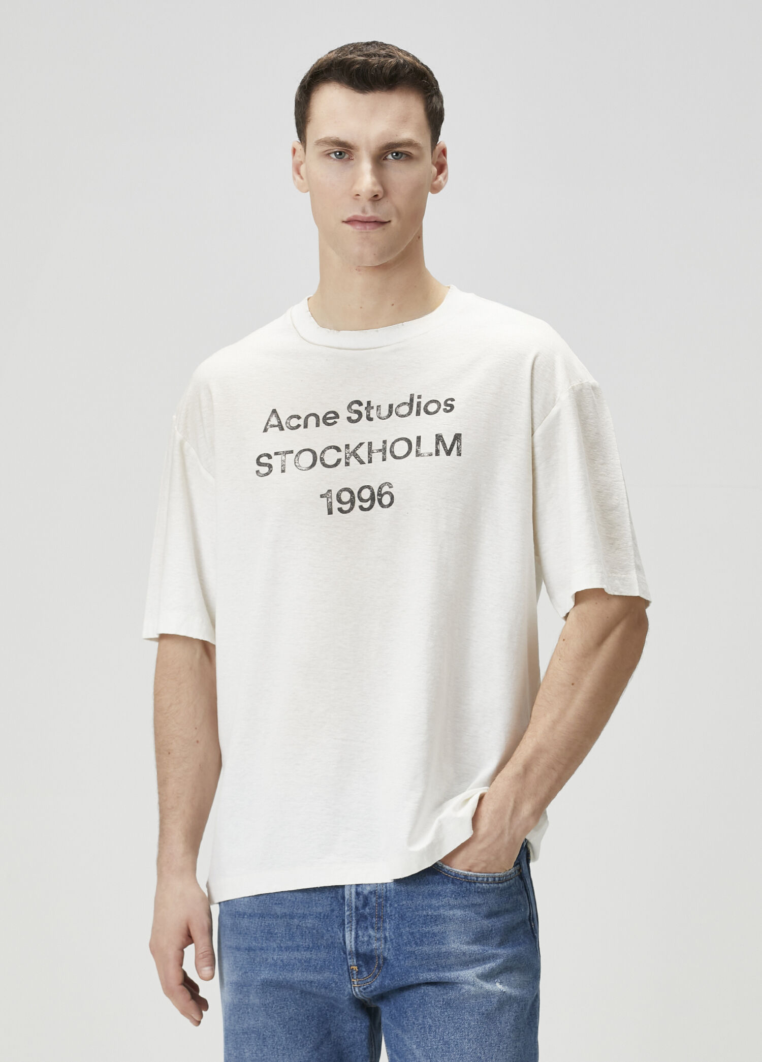 Beyaz Organik Pamuk T-shirt