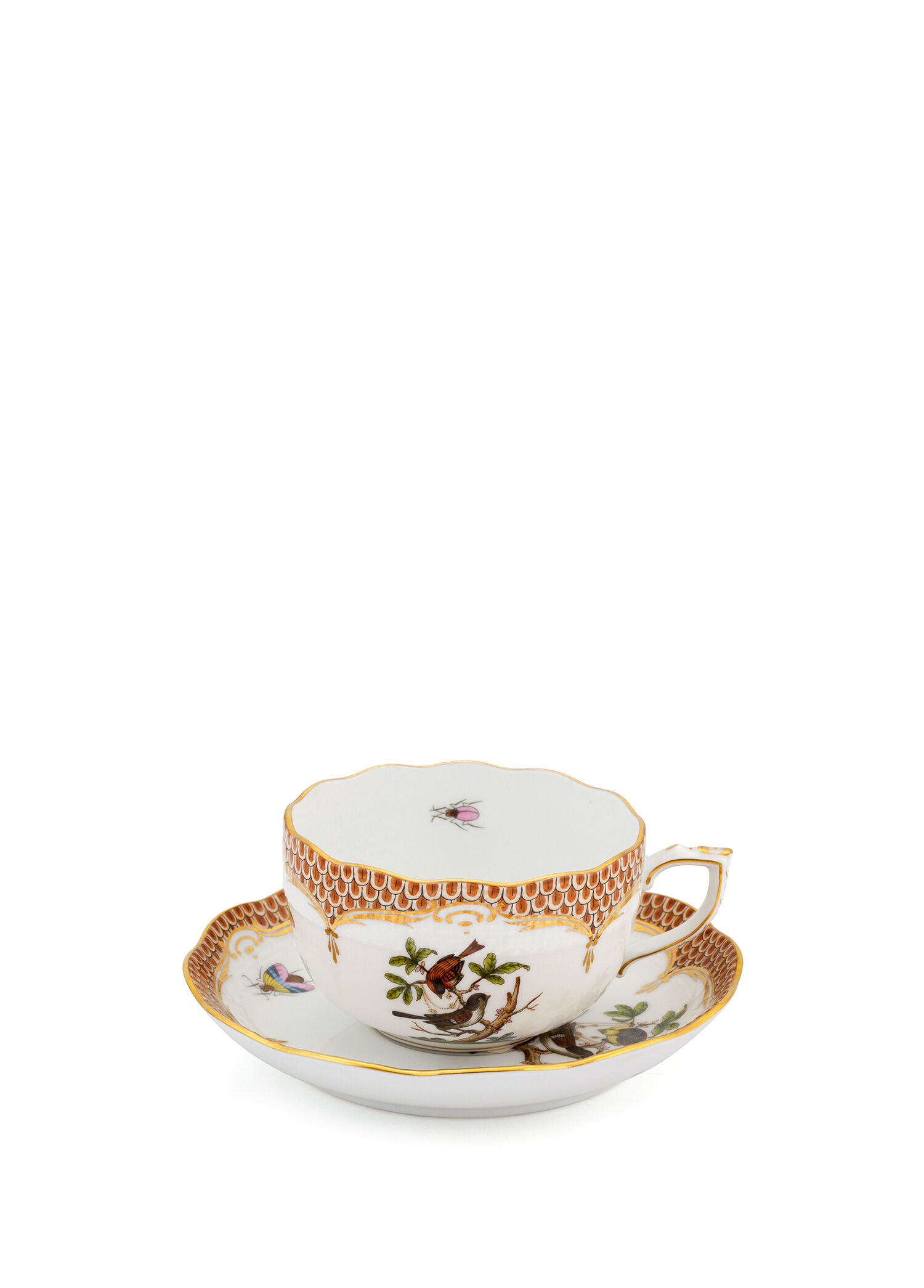 Rothschild Desenli Porselen Çay Fincanı