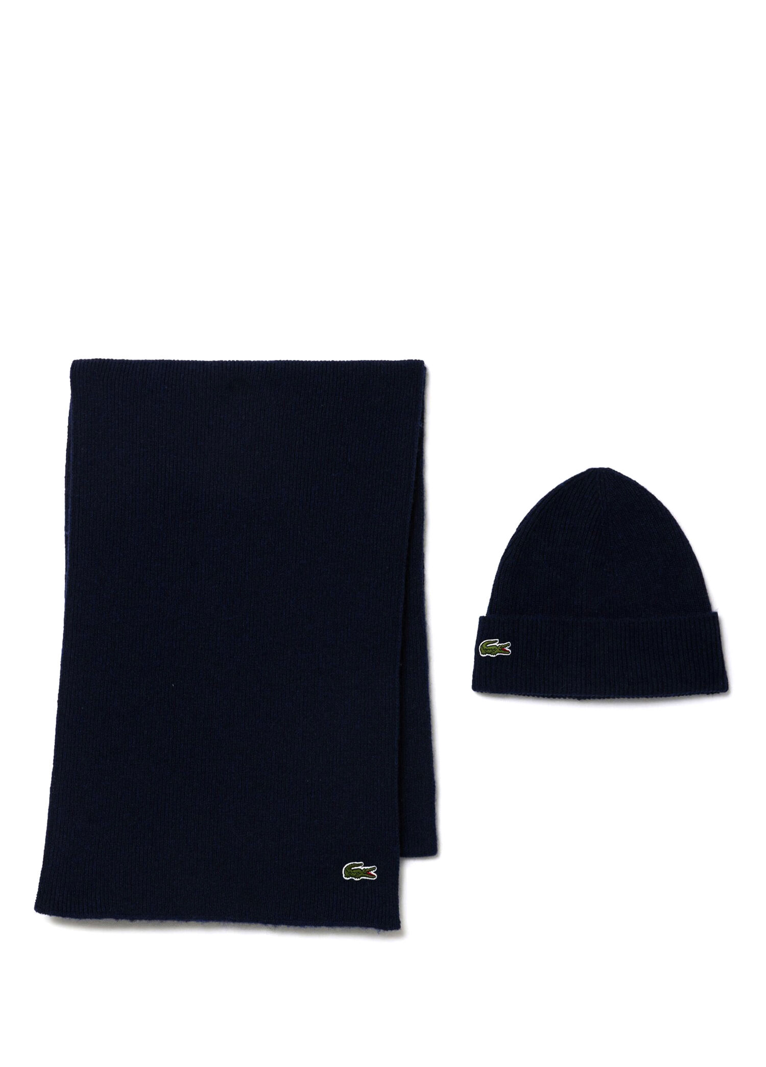 Lacivert Unisex Atkı Bere Seti