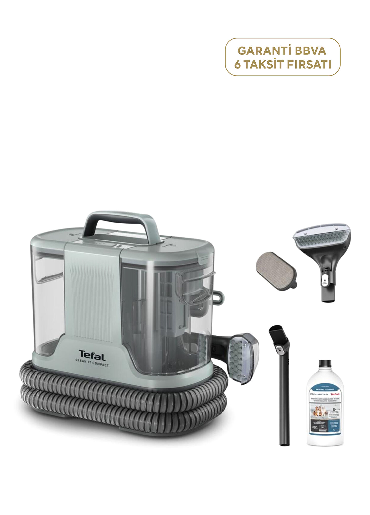 Clean It Kompakt 400 Watt Halı ve Koltuk Temizleyici 1,4 lt