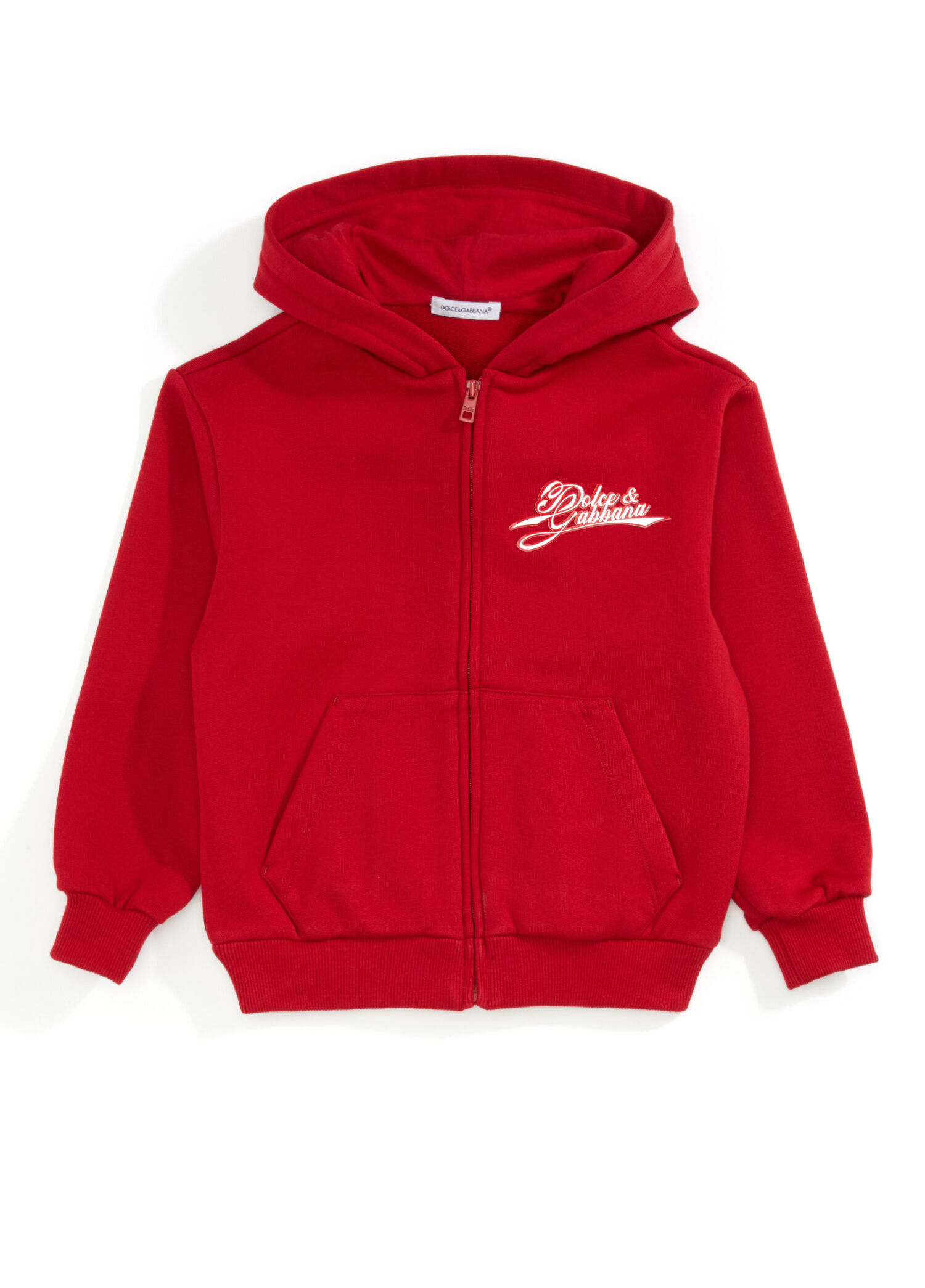 Kırmızı Kapüşonlu Erkek Çocuk Sweatshirt