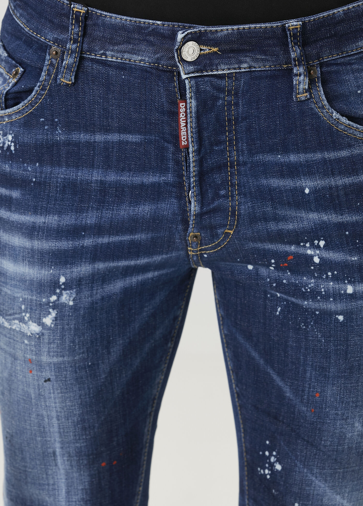 Dsquared2 - Tidy Biker Lacivert Jean Pantolon - Lacivert